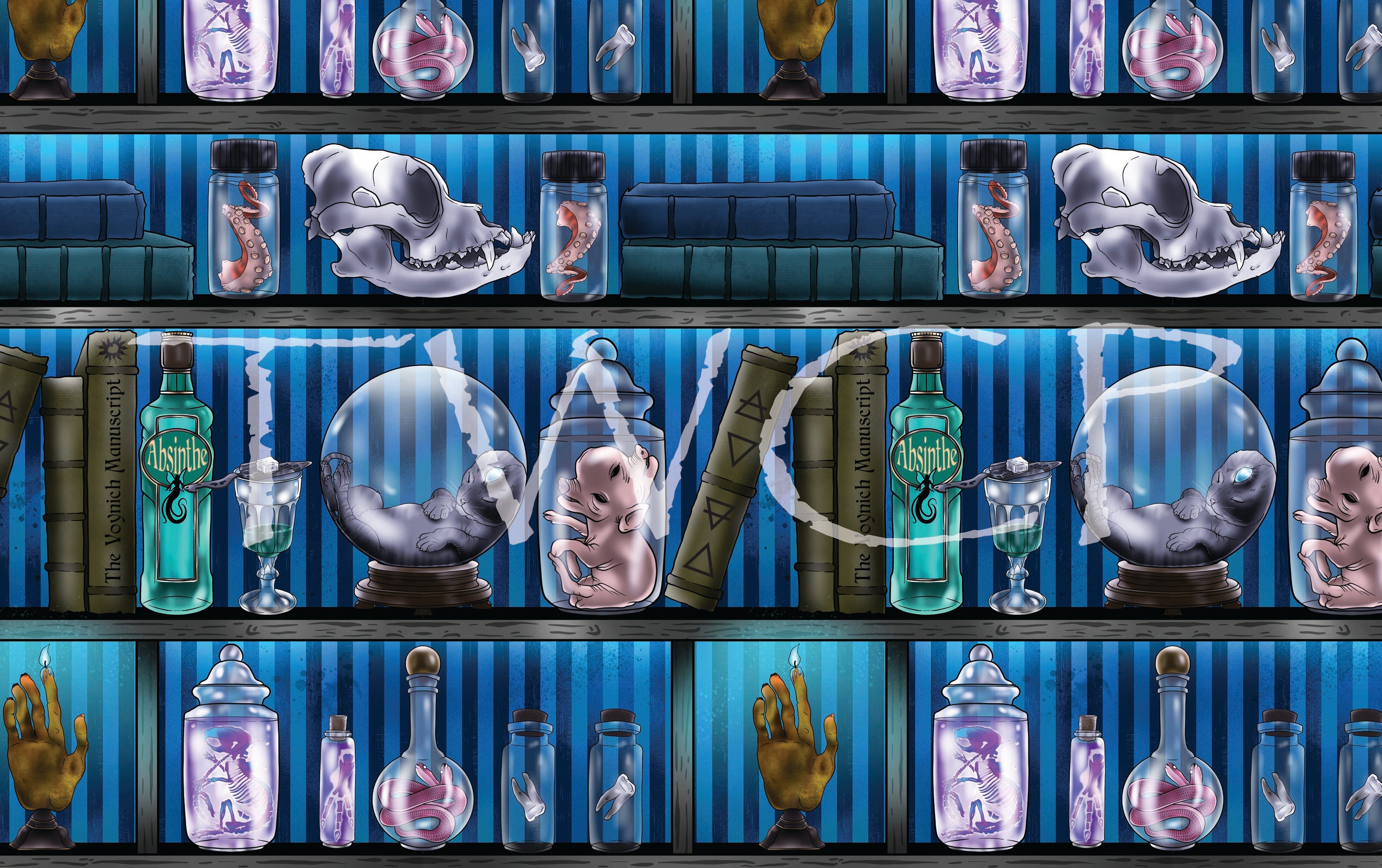 Anima Defessus - Cabinet of Curiosities V2 Blue