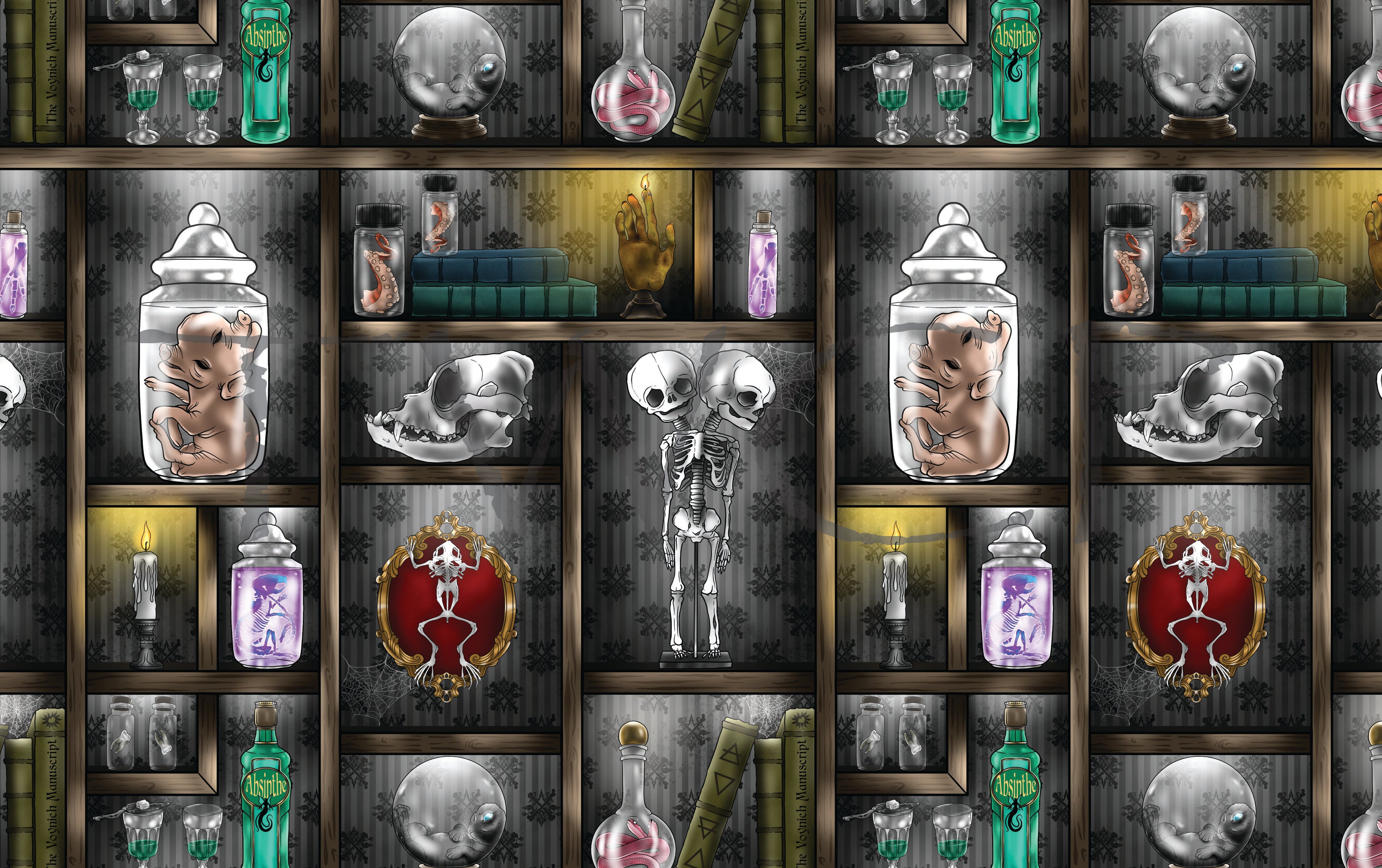 Anima Defessus - Cabinet of Curiosities V1 Grey
