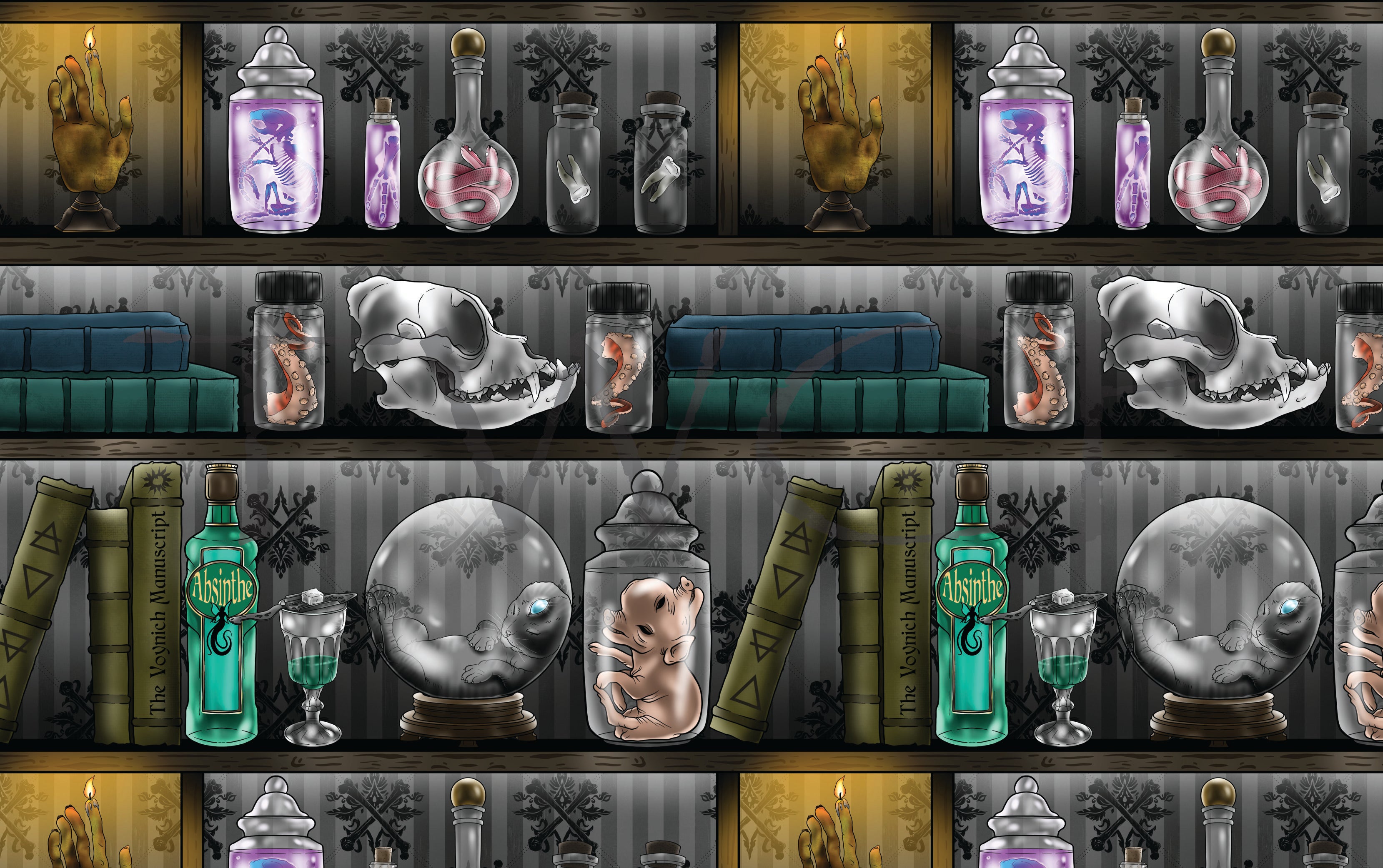 Anima Defessus - Cabinet of Curiosities V2 Grey