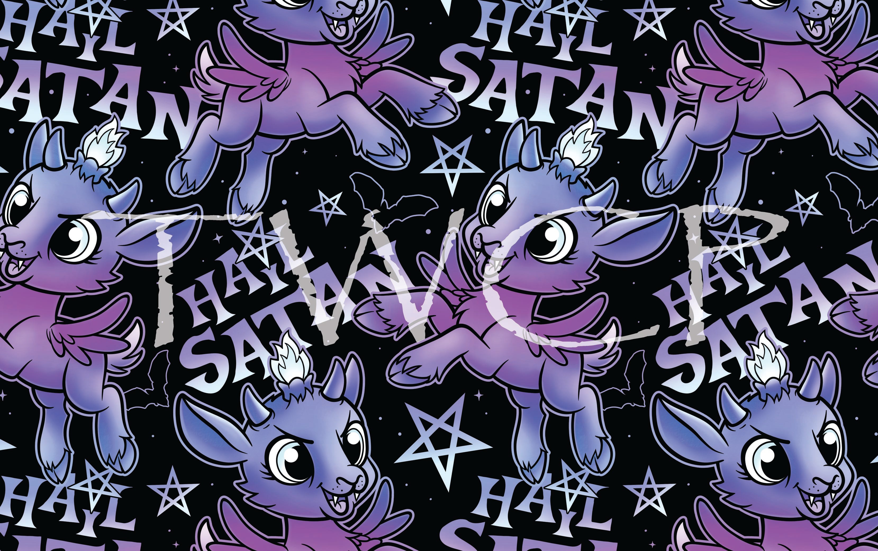 Anima Defessus - Capra Bellus - Hail Satan Blurple