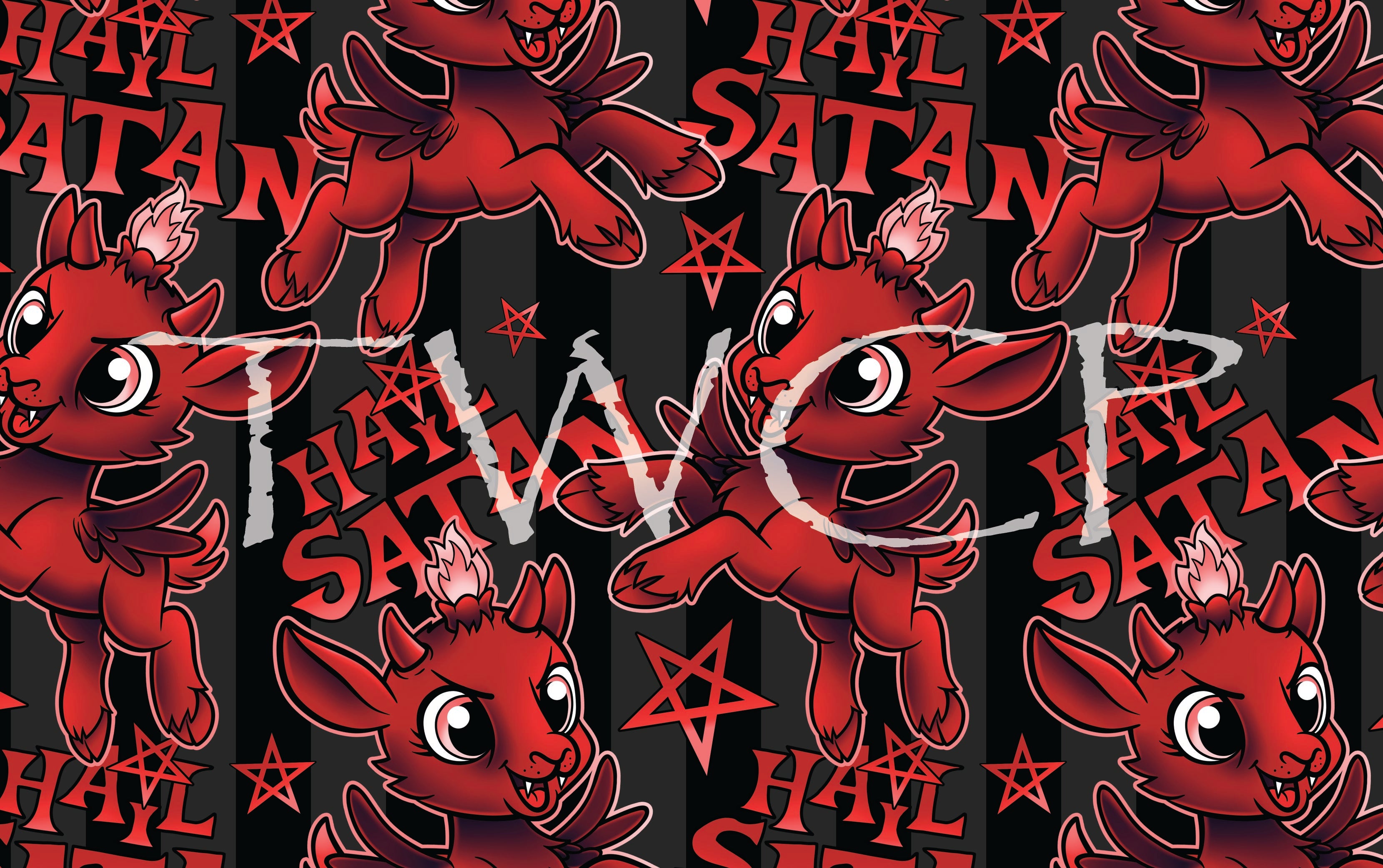 Anima Defessus - Capra Bellus - Hail Satan Red