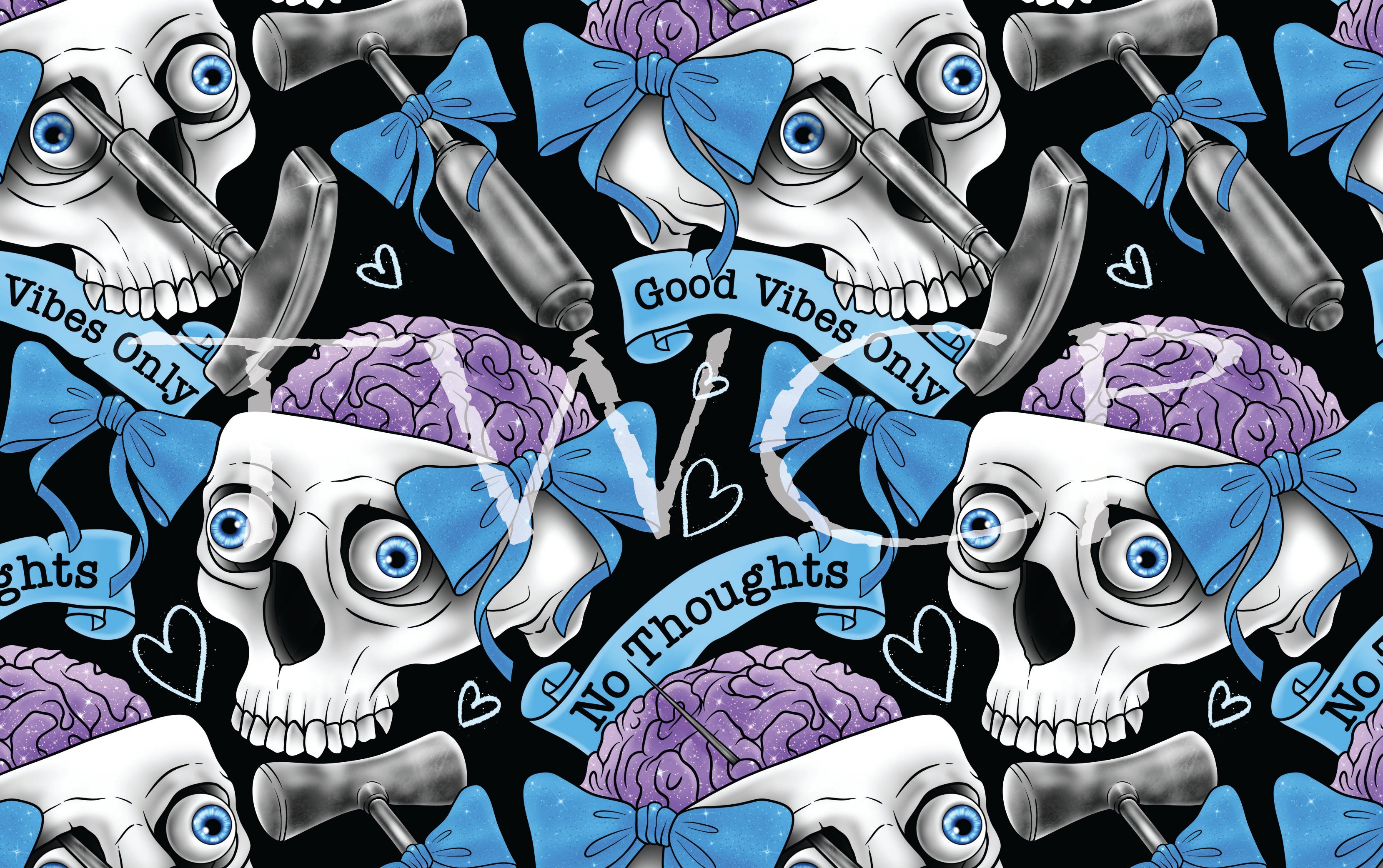 Anima Defessus - Good Vibes Only Psycho Blue