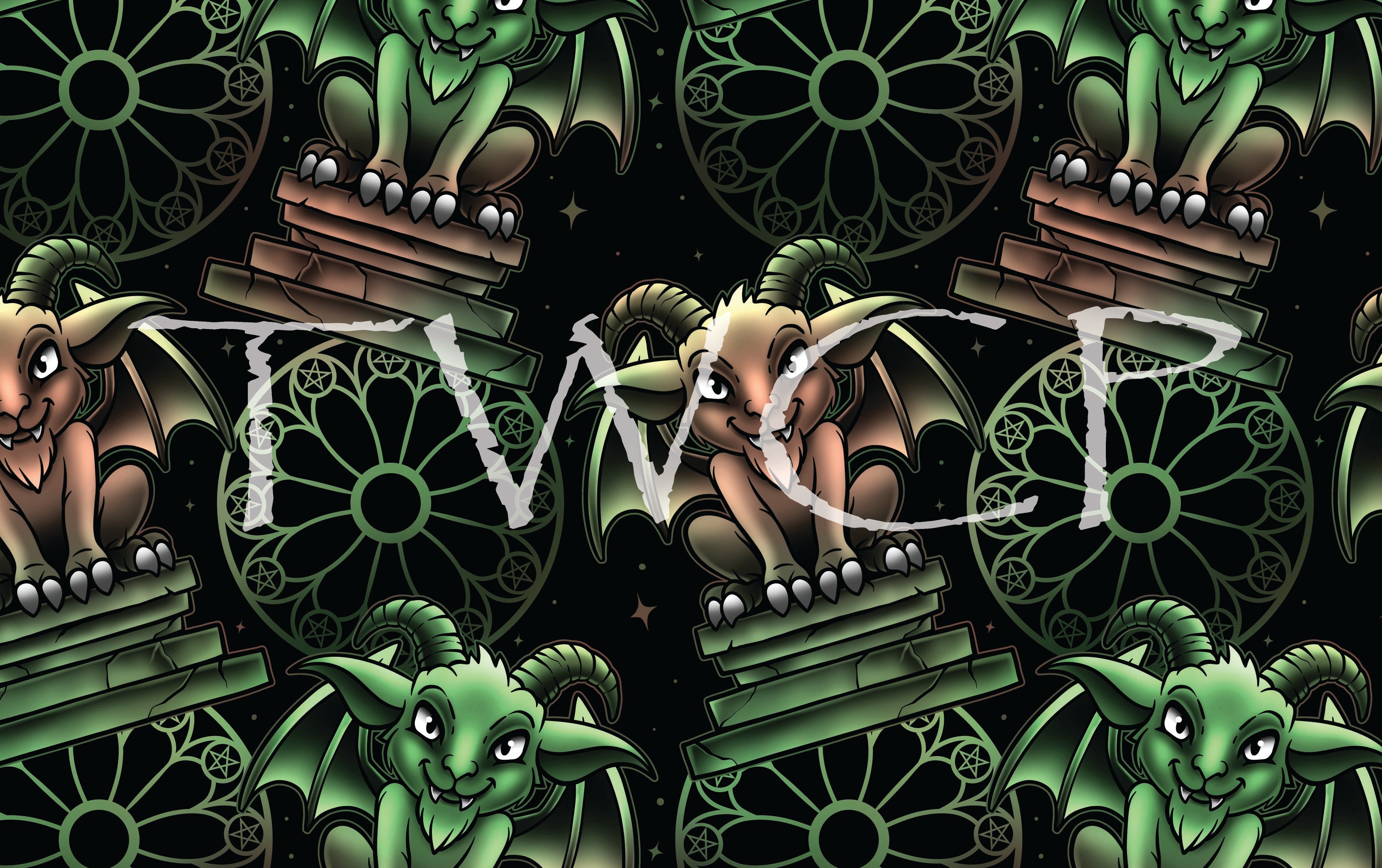 Anima Defessus - Hextober 2025 Day 02 - Gargoyle Patina