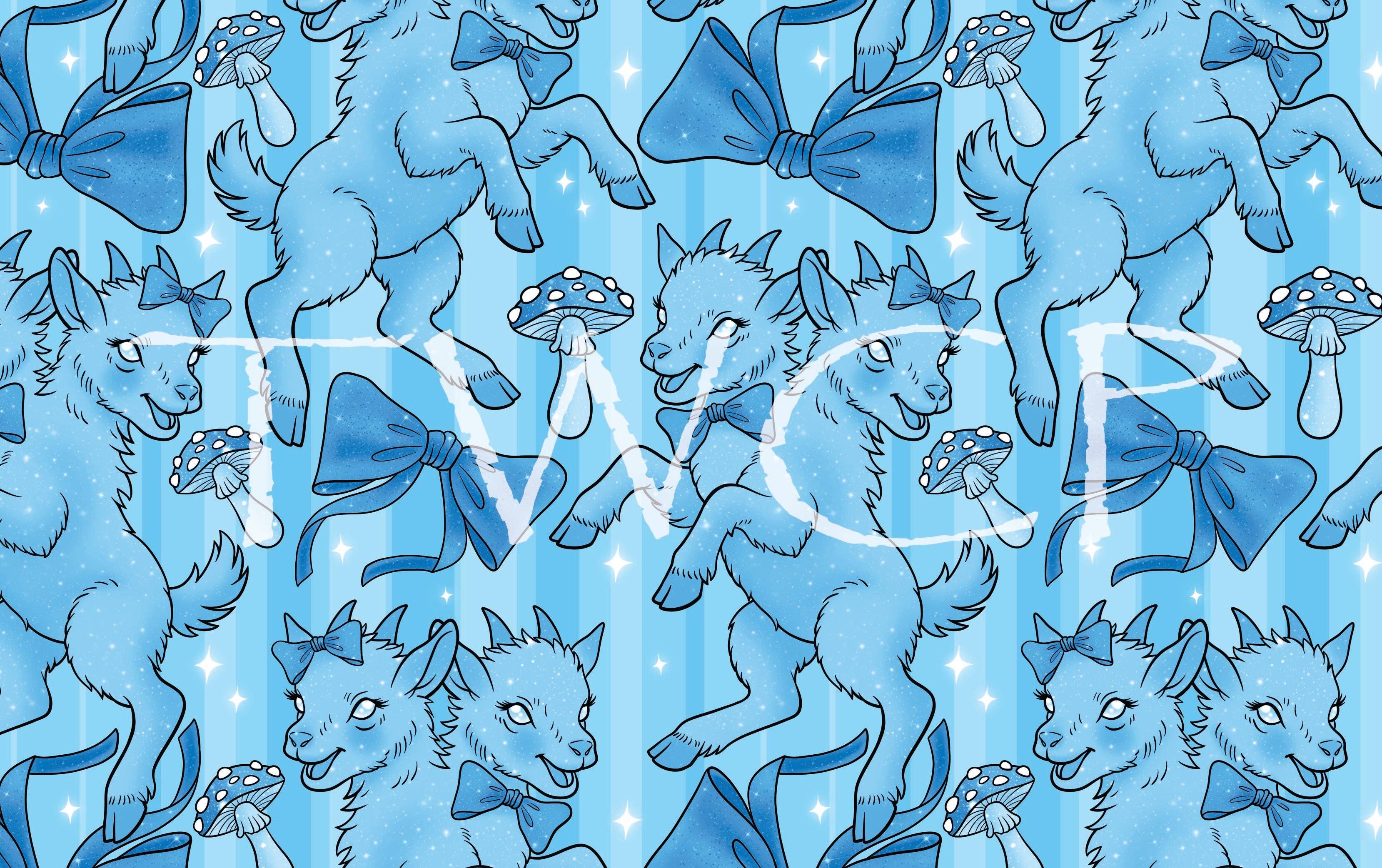 Anima Defessus - Hextober 2025 Day 07 - Coquette Baby Blue