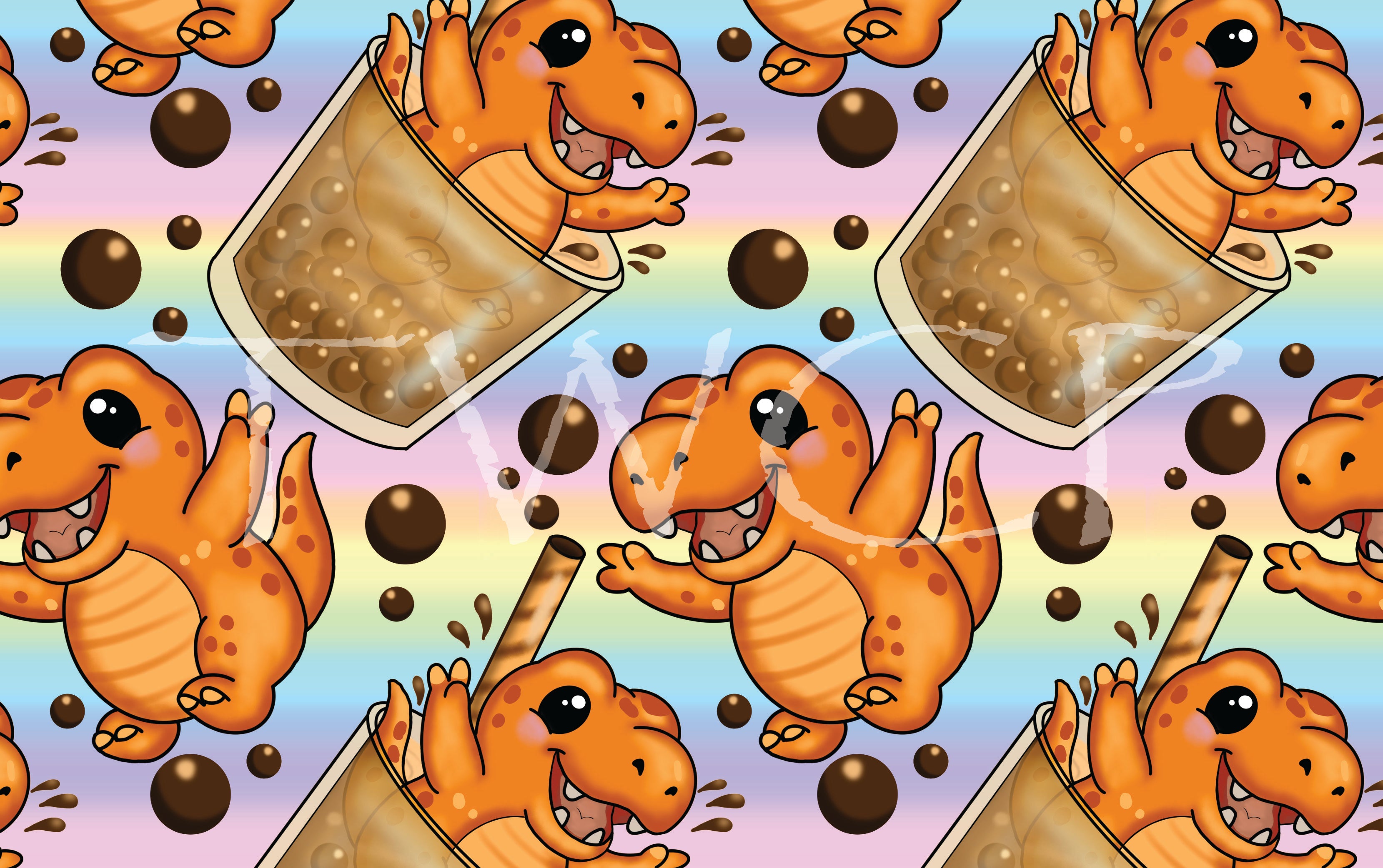 Cauldron & Quill - Boba Tea-Rex Pastel