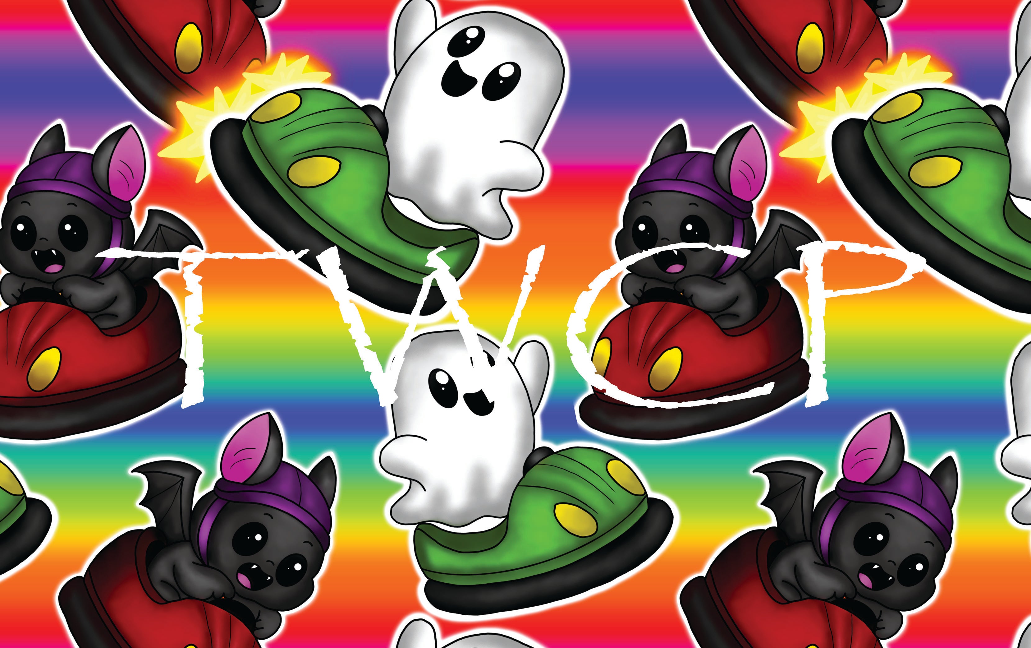 Cauldron & Quill - Bumper Cars Rainbow