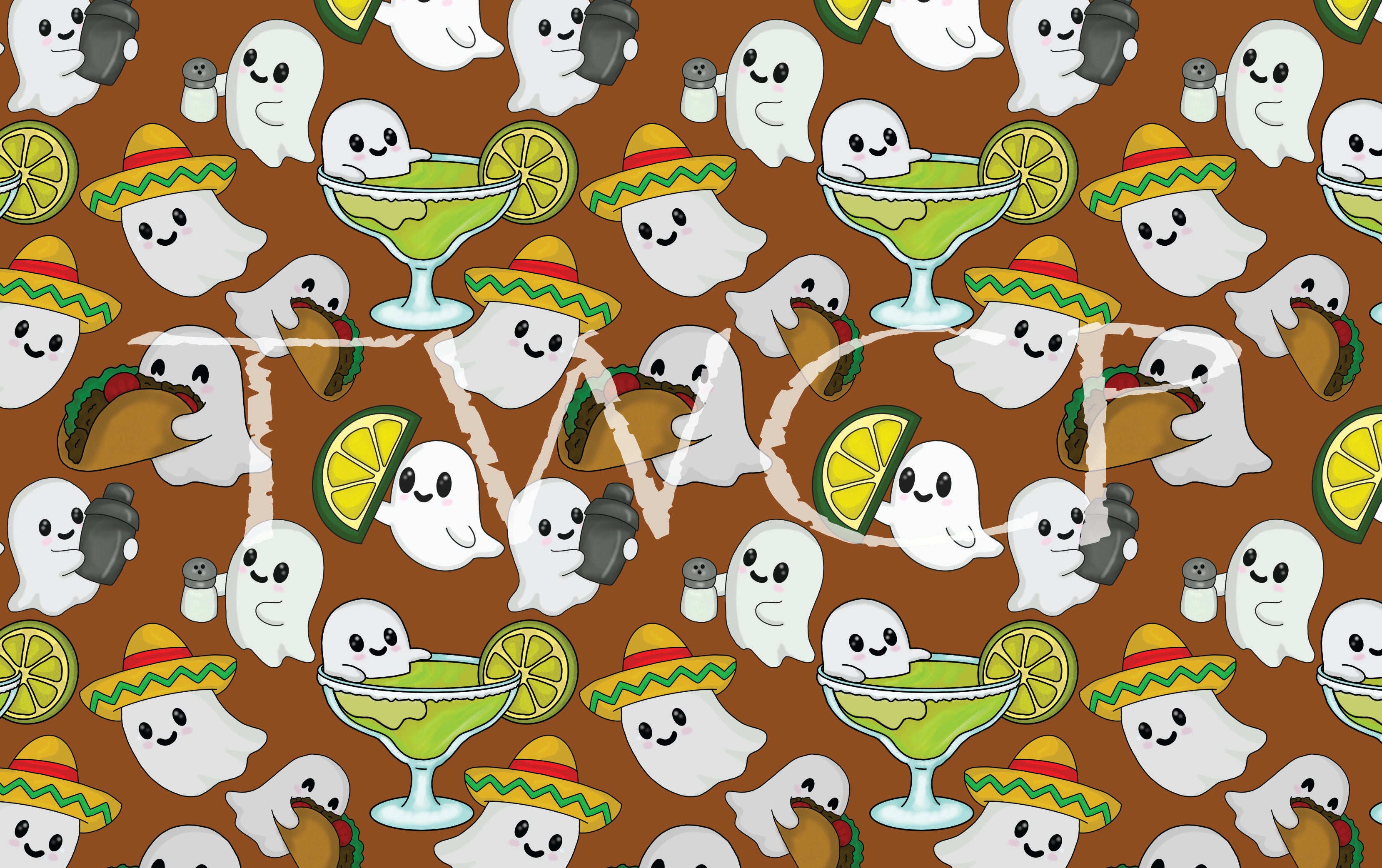 Cauldron & Quill - Fiesta Ghosties with Sombreros