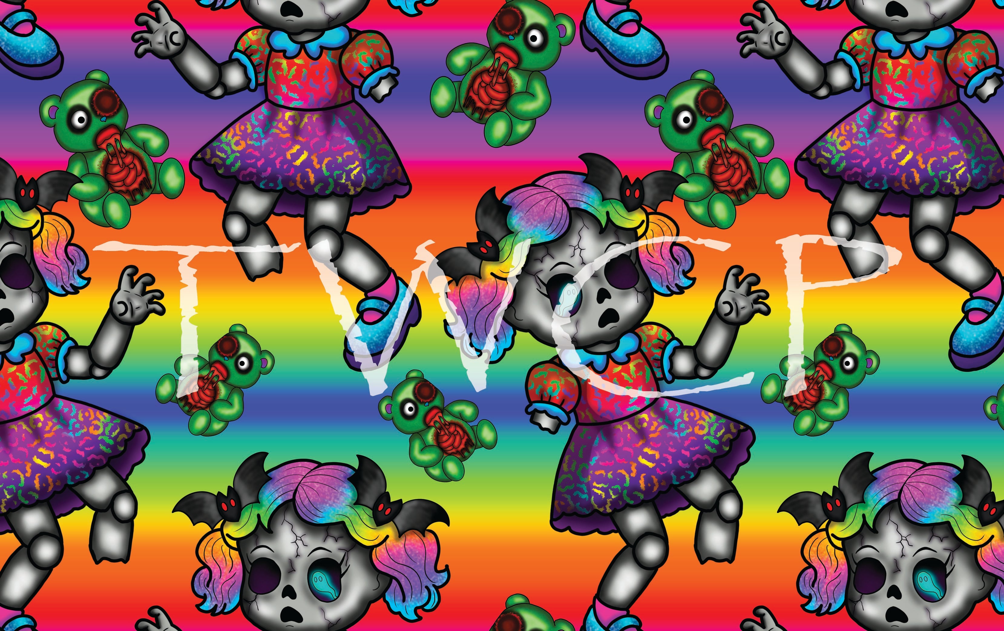 Cauldron & Quill - Lisa Freak Doll Rainbow