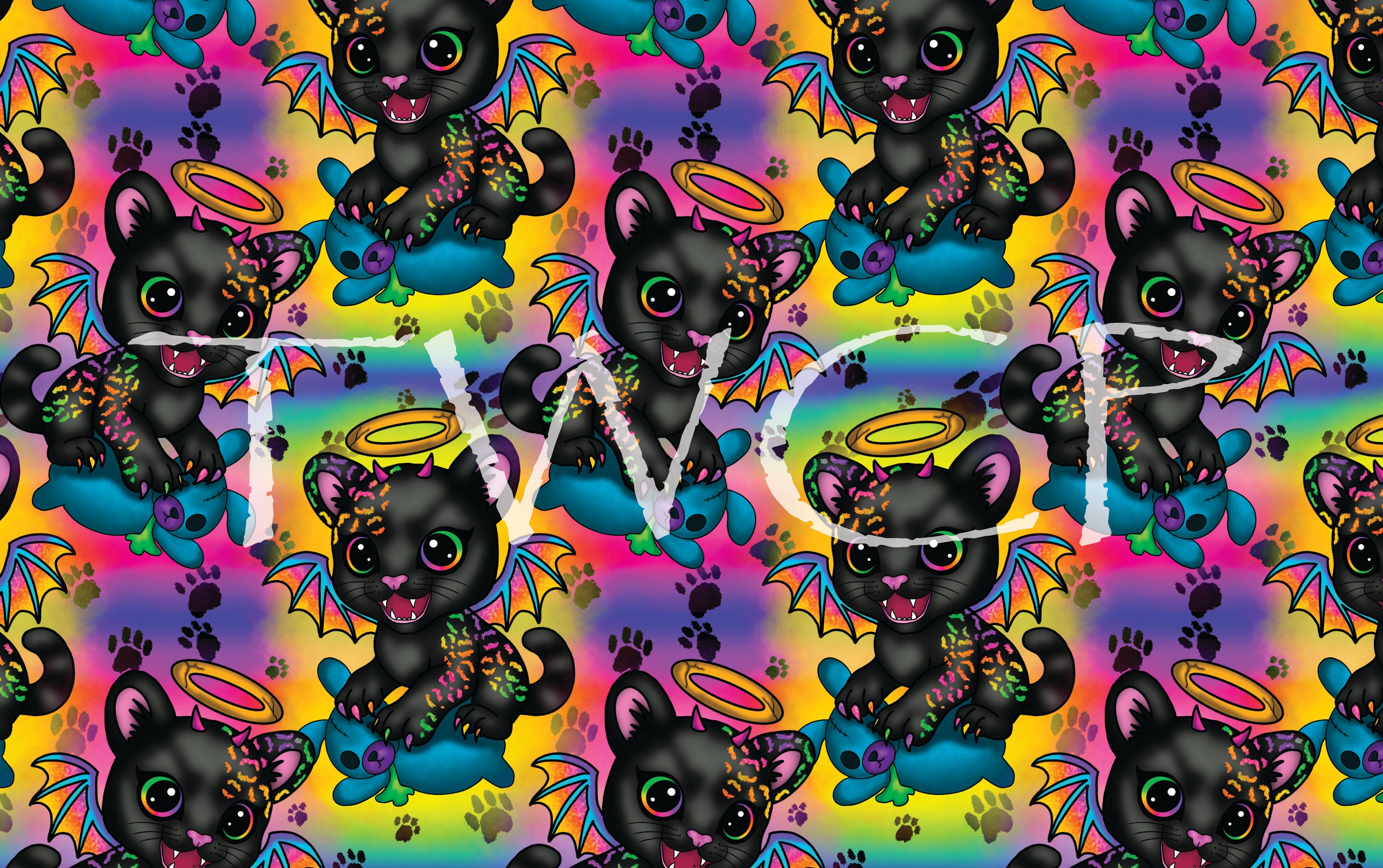 Cauldron & Quill - Lisa Freak Kitten Rainbow