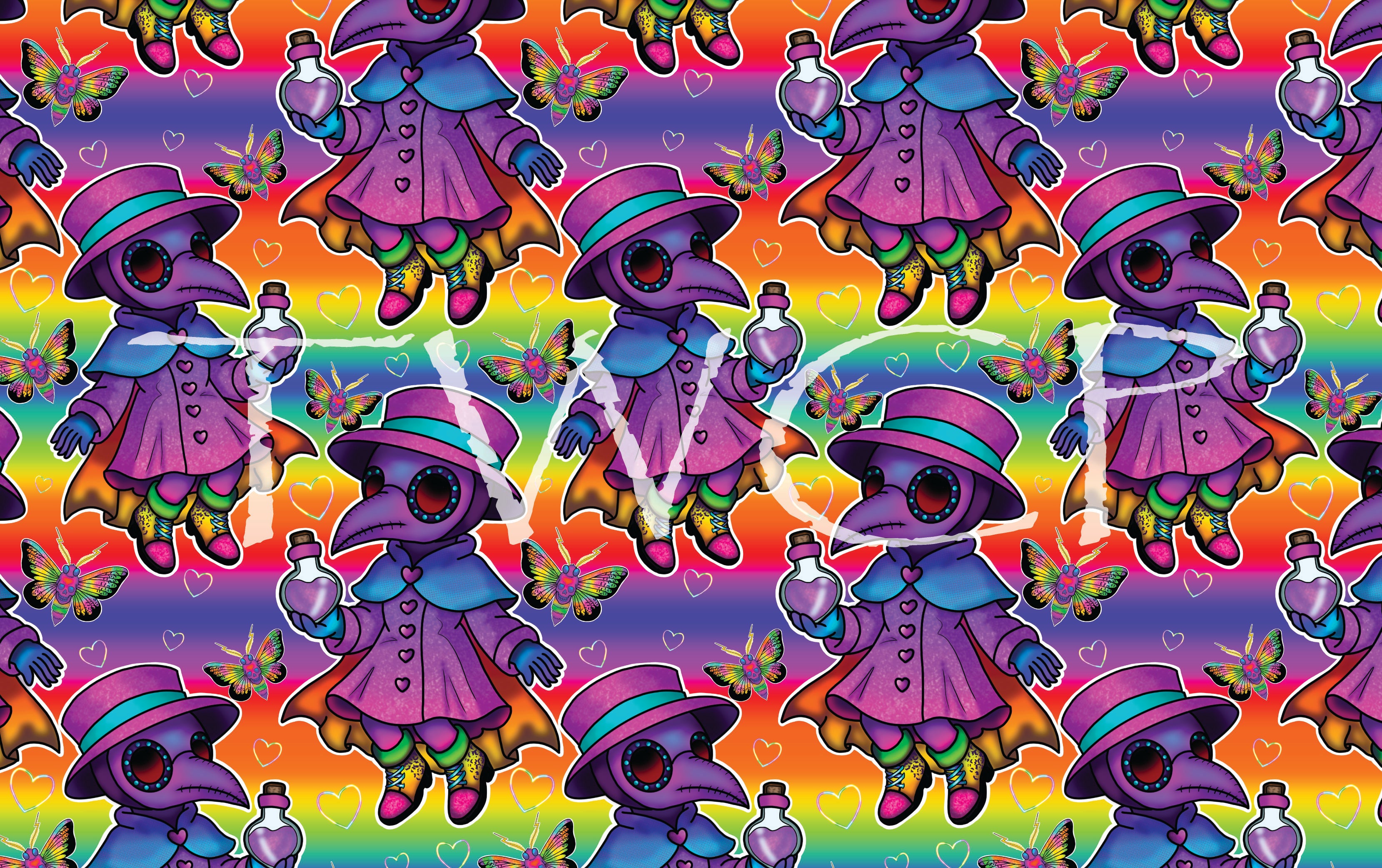 Cauldron & Quill - Lisa Freak Plague Docs Rainbow