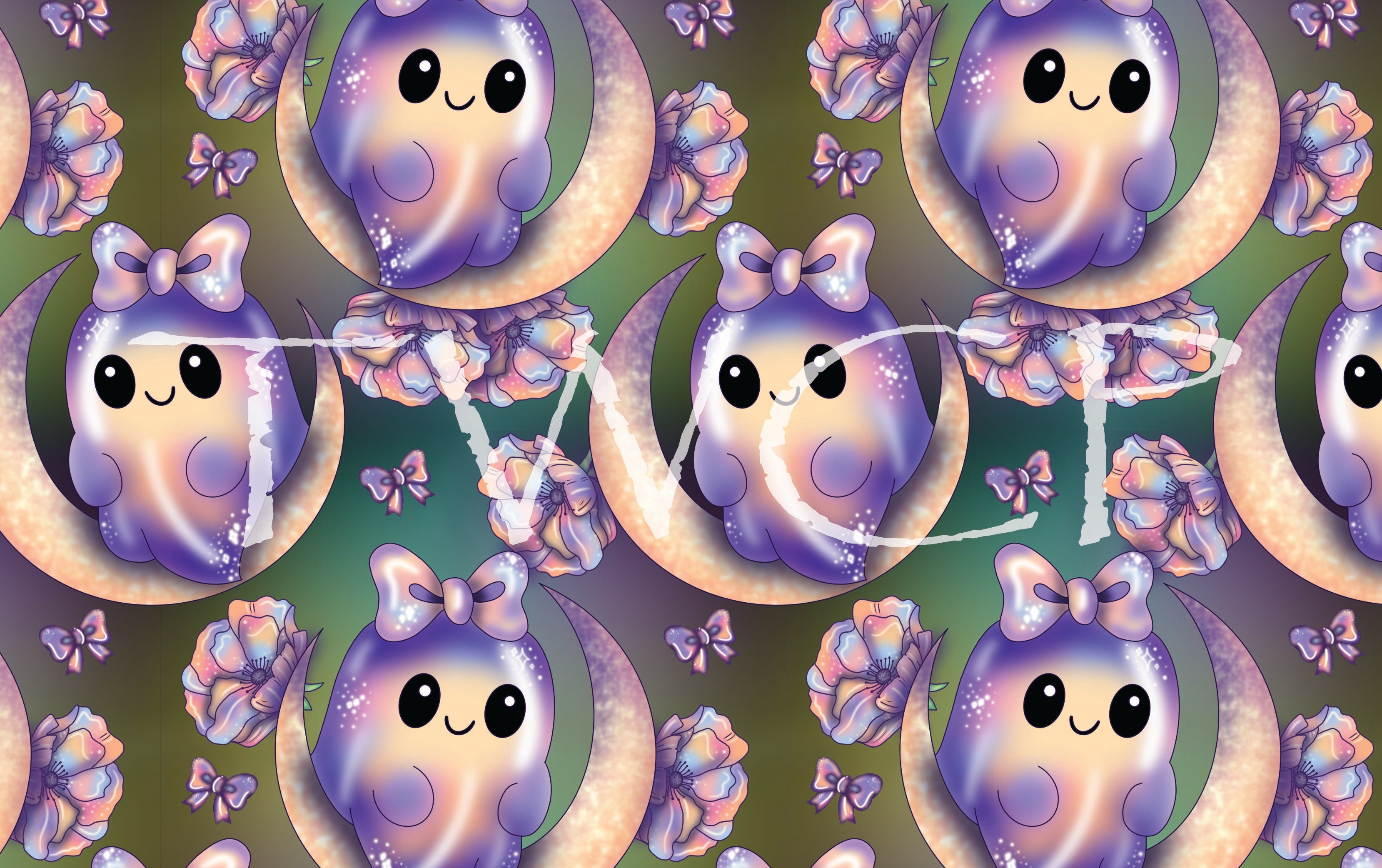 Cauldron & Quill - Moon Ghostie Fluorite