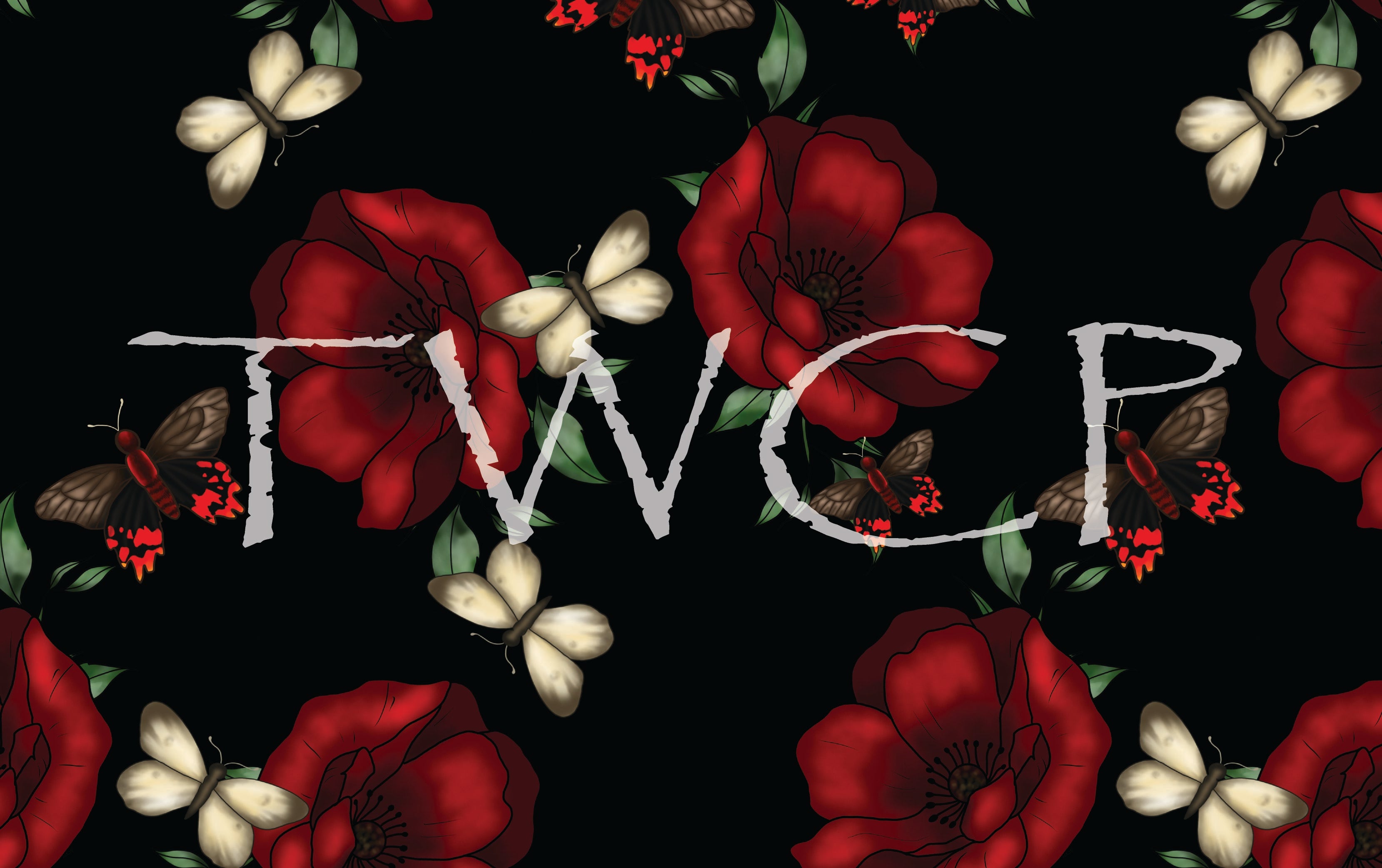 Cauldron & Quill - Oddity Frames Floral Coordinate Black