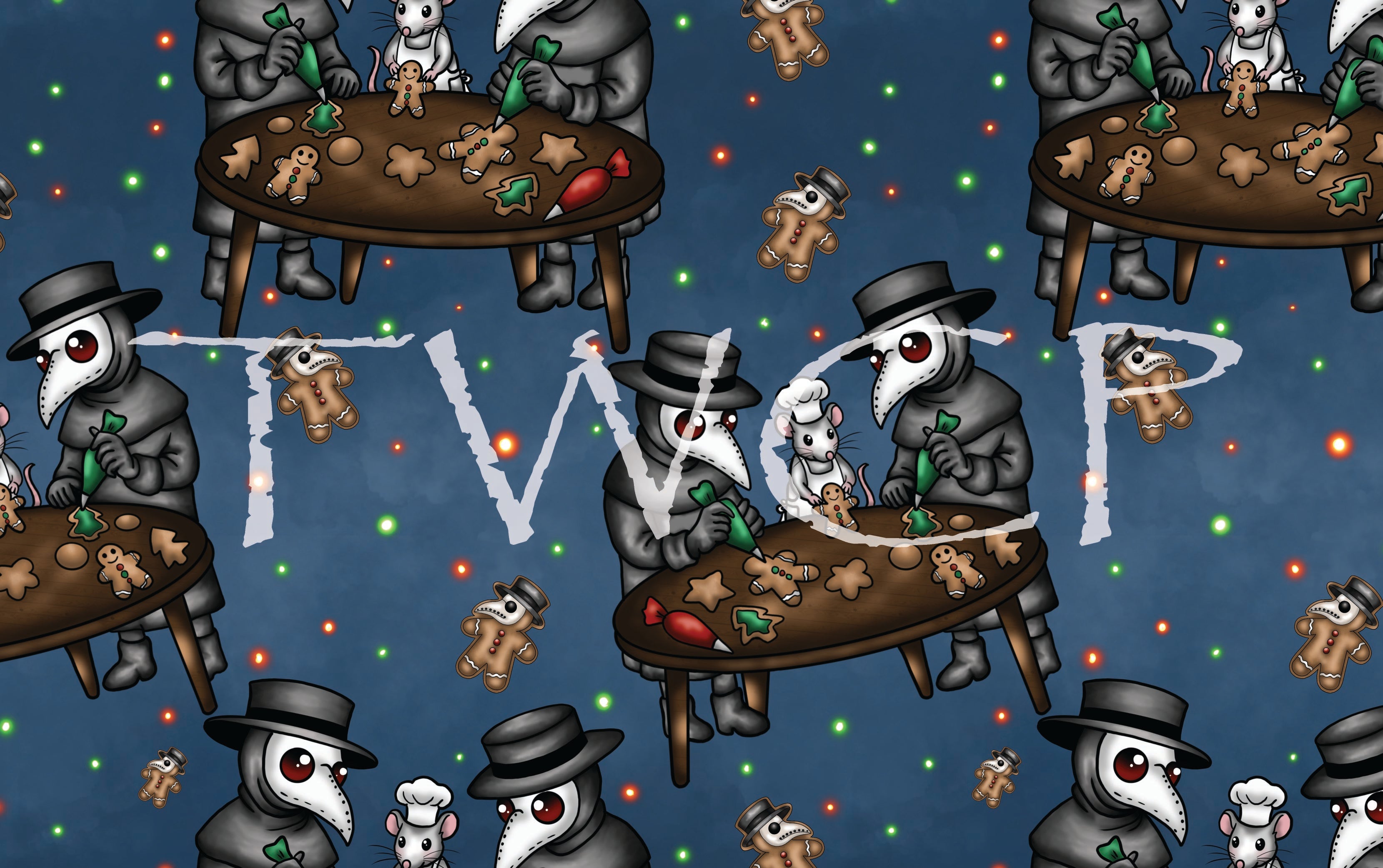 Cauldron & Quill - Plague Holidays Cookie Decorating Blue