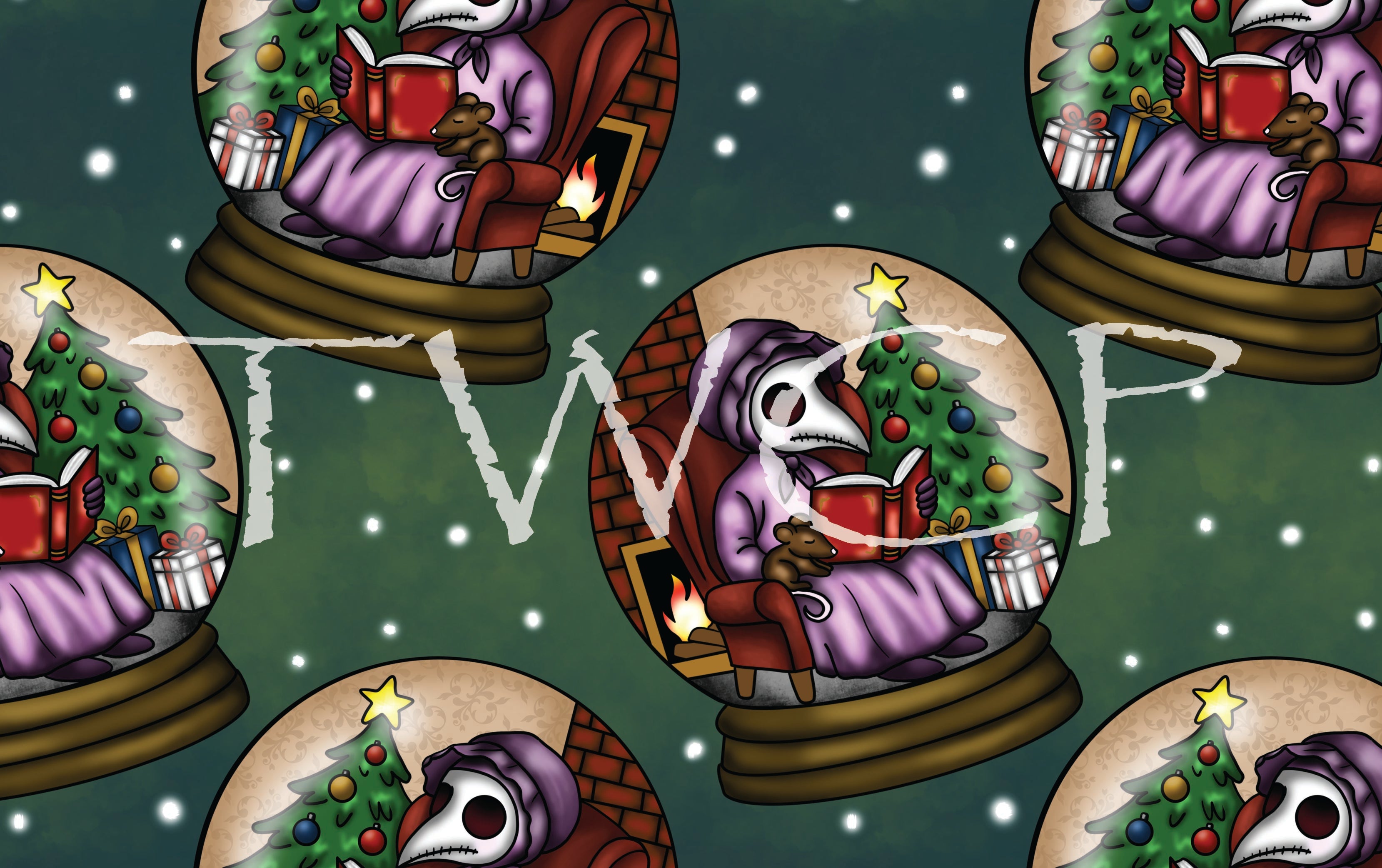 Cauldron & Quill - Plague Holidays Snowglobe Storytime Green