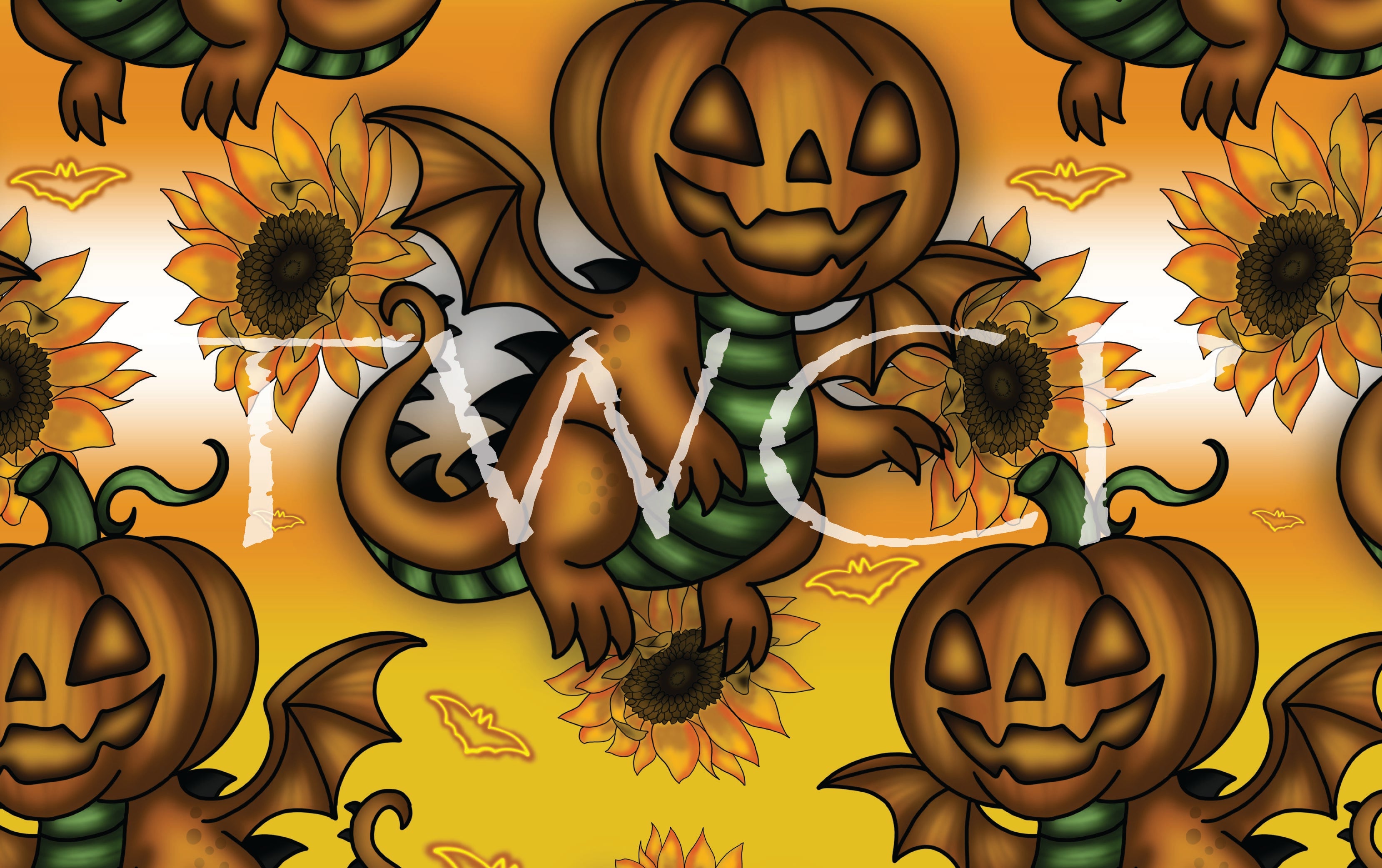 Cauldron & Quill - Pumpkin Dragon