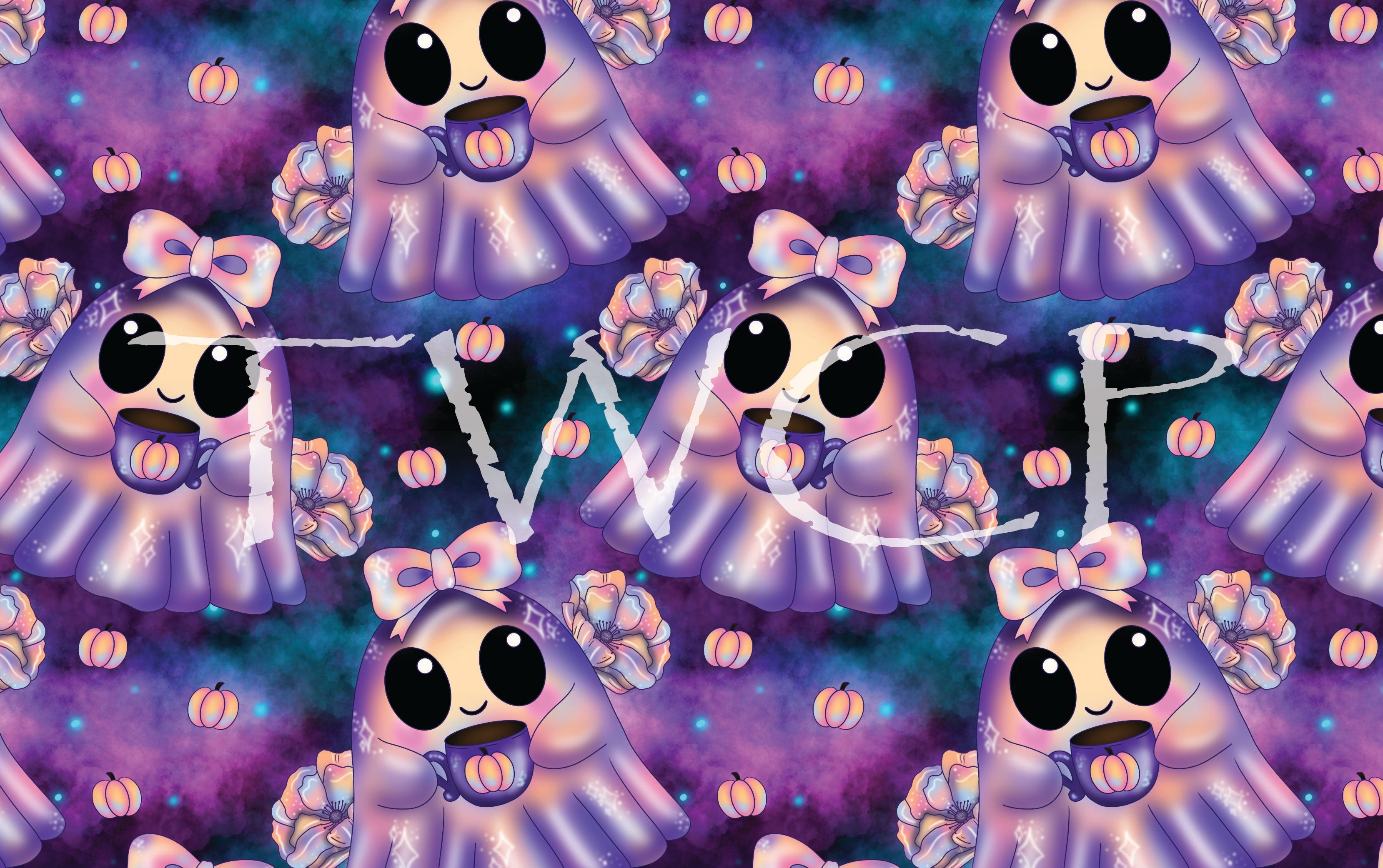 Cauldron & Quill - Pumpkin Ghosts Galaxy