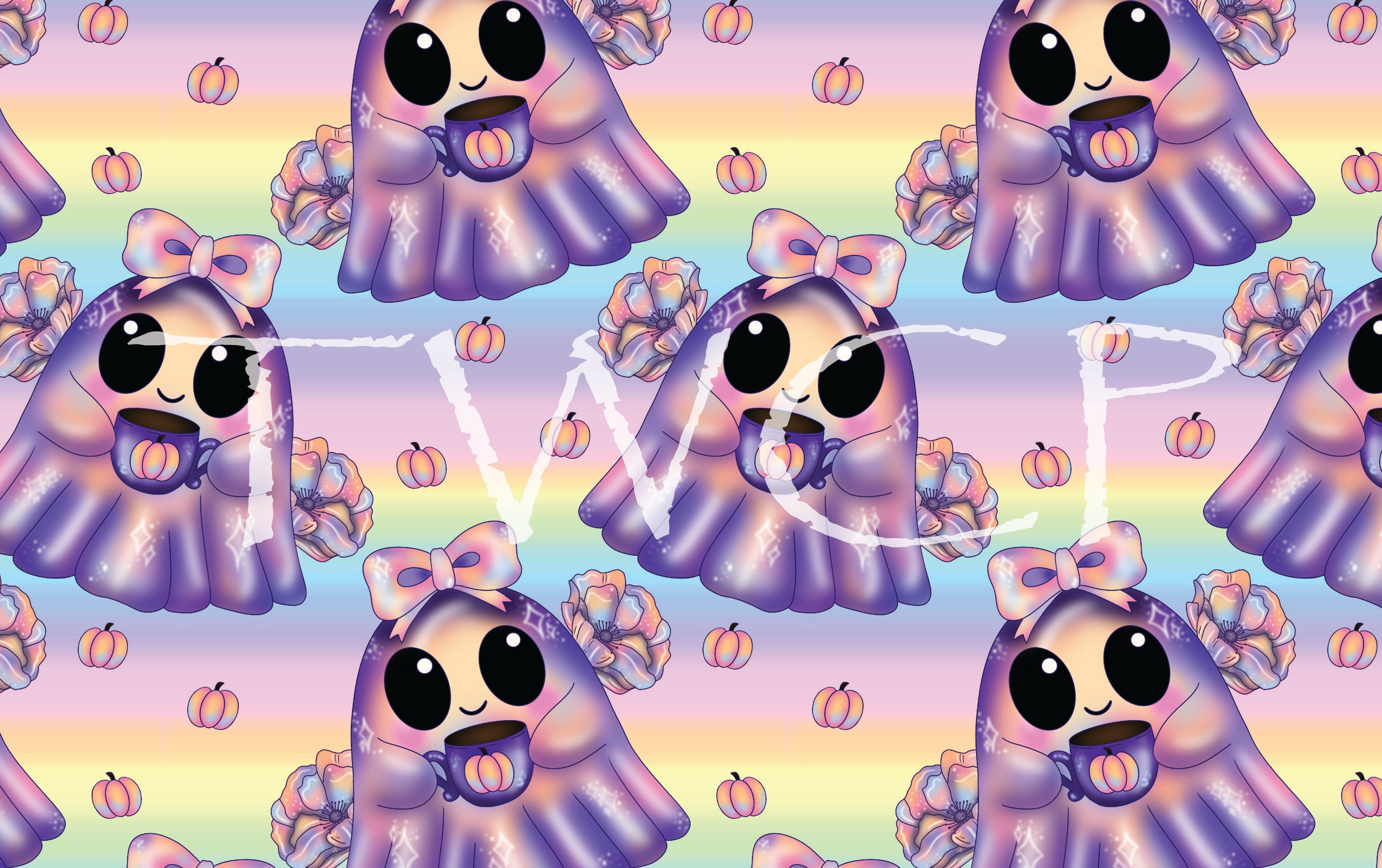 Cauldron & Quill - Pumpkin Ghosts Floral