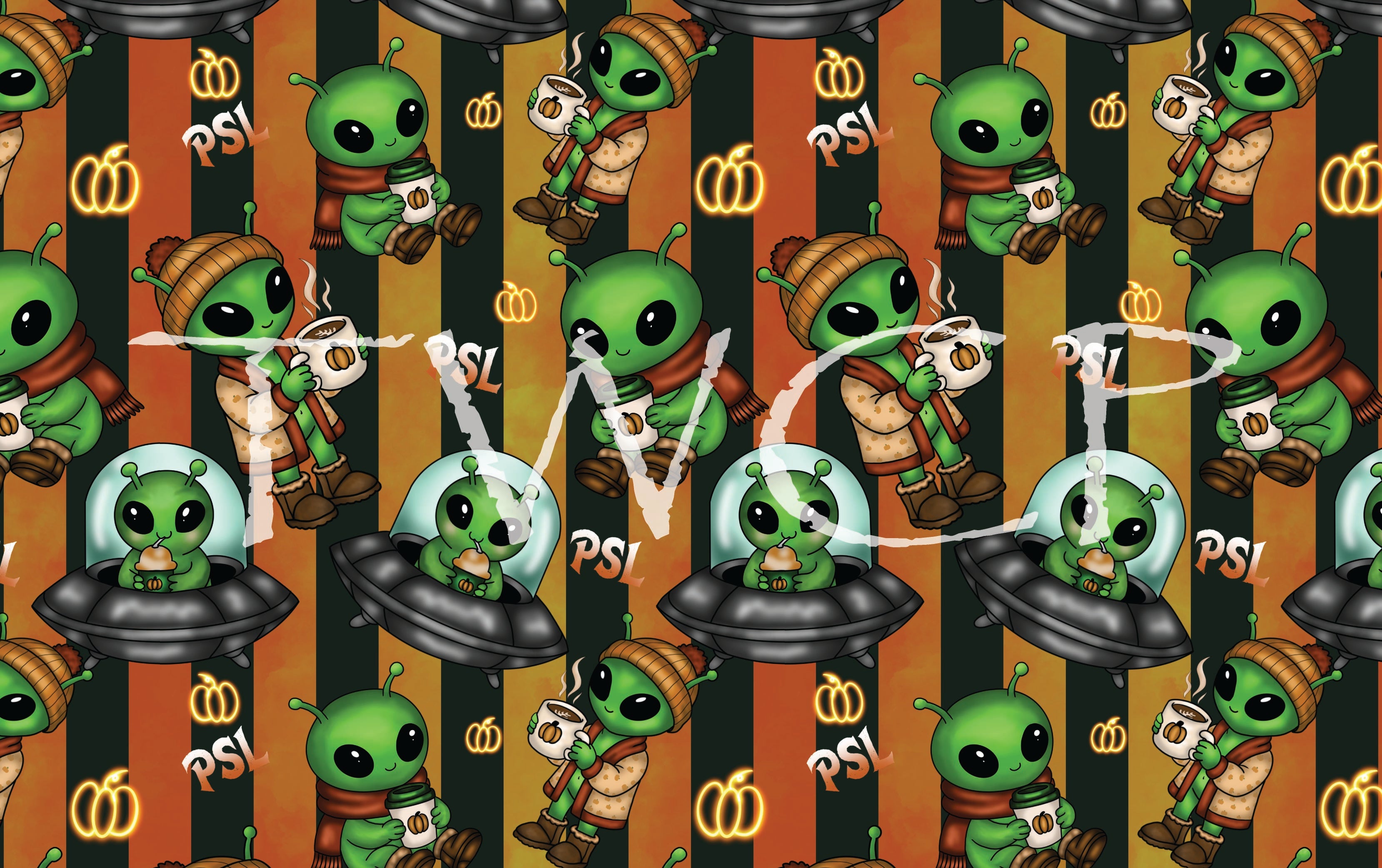 Cauldron & Quill - Tiny Terrorsday 20 PSL Green Stripes