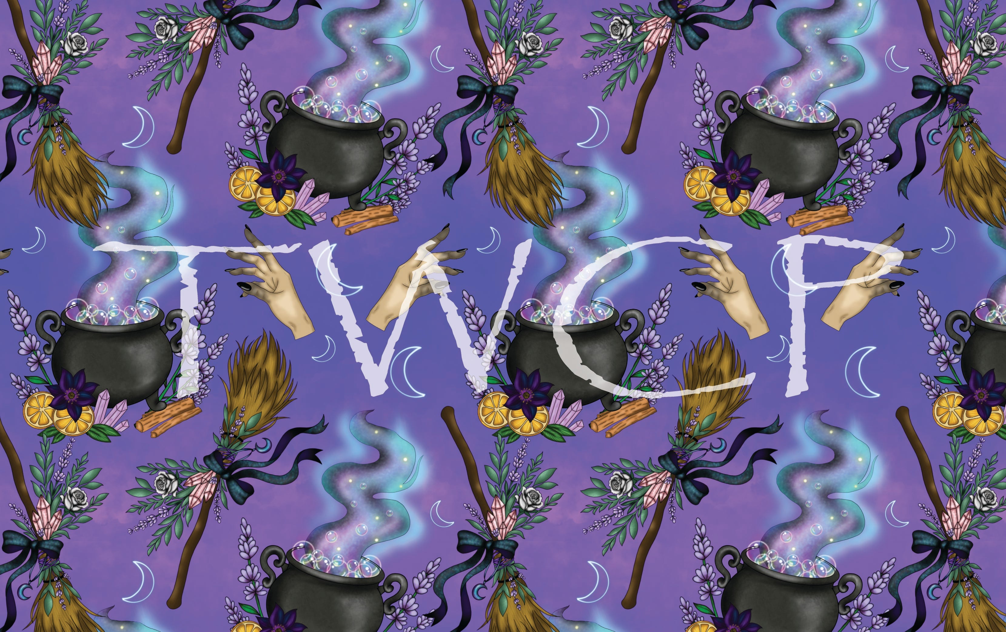 Cauldron & Quill - Witchy Blurple