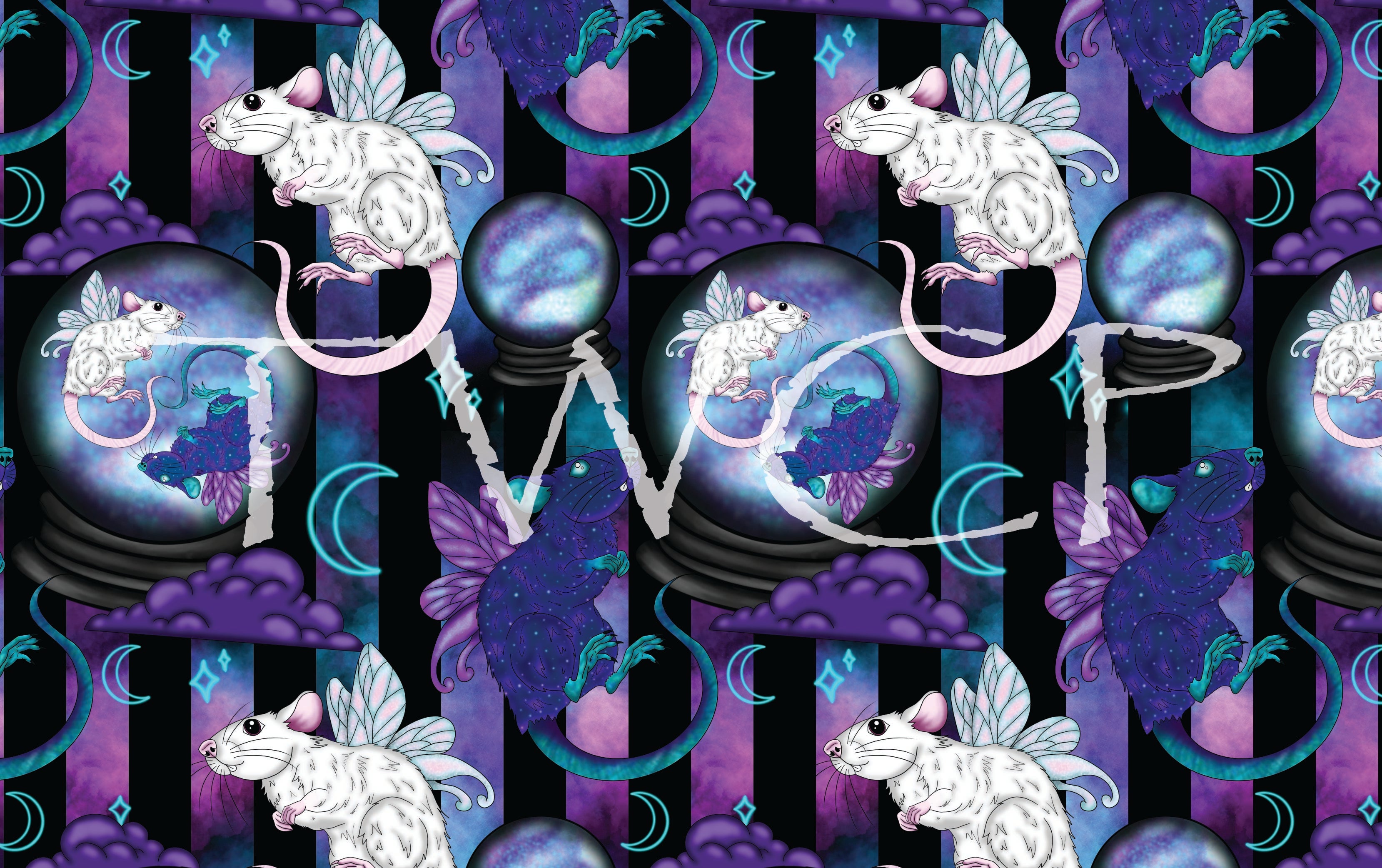 Cauldron & Quill - Yin and Yang Stripes