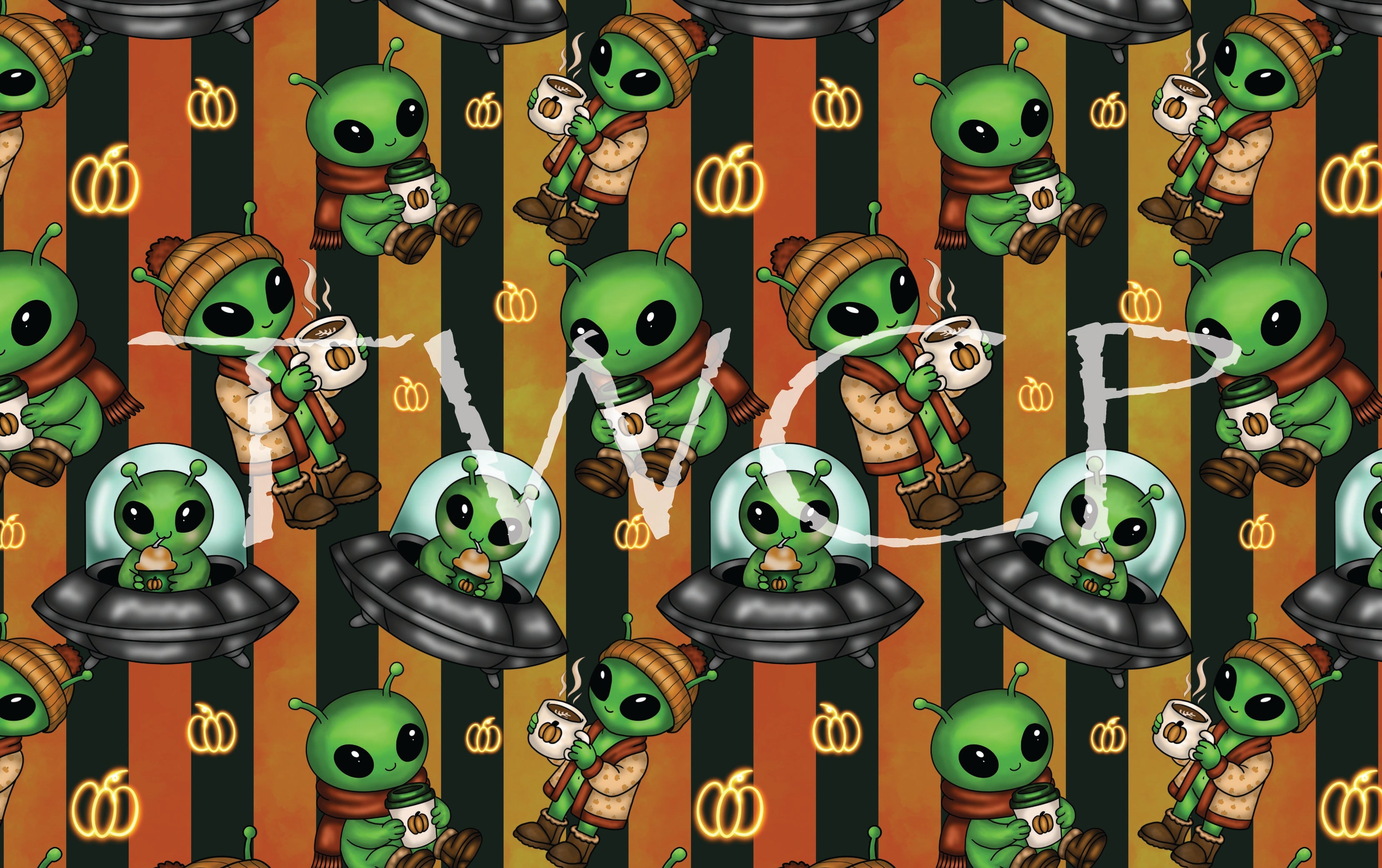 Cauldron & Quill - Tiny Terrorsday 20 Green Stripes