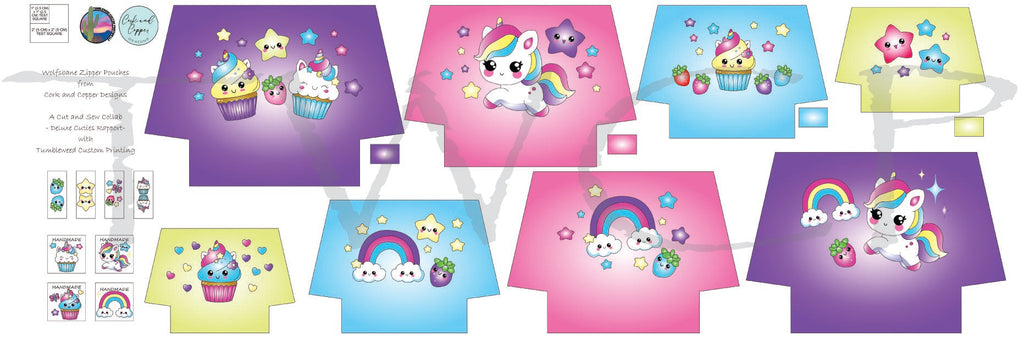 Cork & Copper Designs - The Wolfsbane Zipper Pouch - Cuties (C&CD Exclusive)