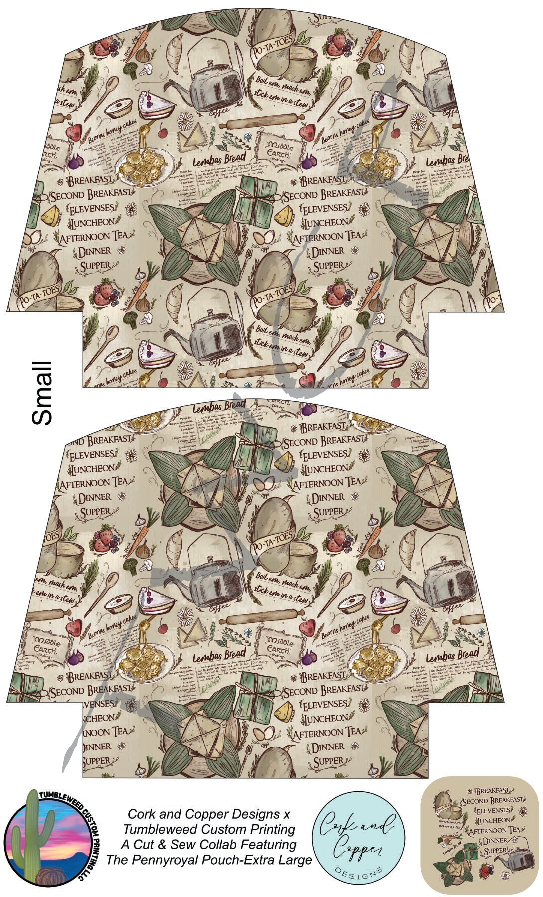 Cork & Copper Designs - The Pennyroyal Pouch - Fight for the Ring Foods