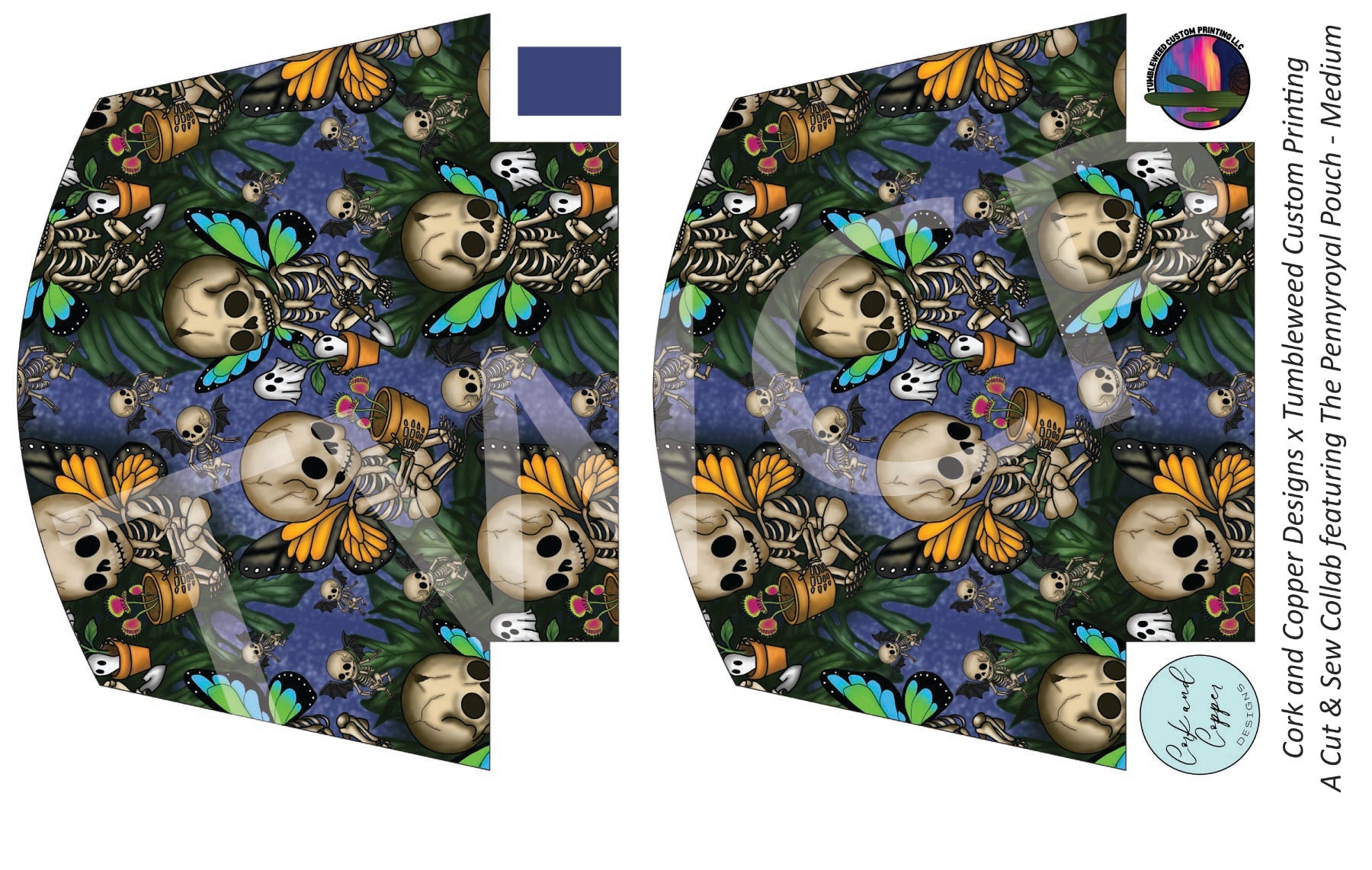 Cork & Copper Designs - Pennyroyal Pouch Medium - Garden Warden