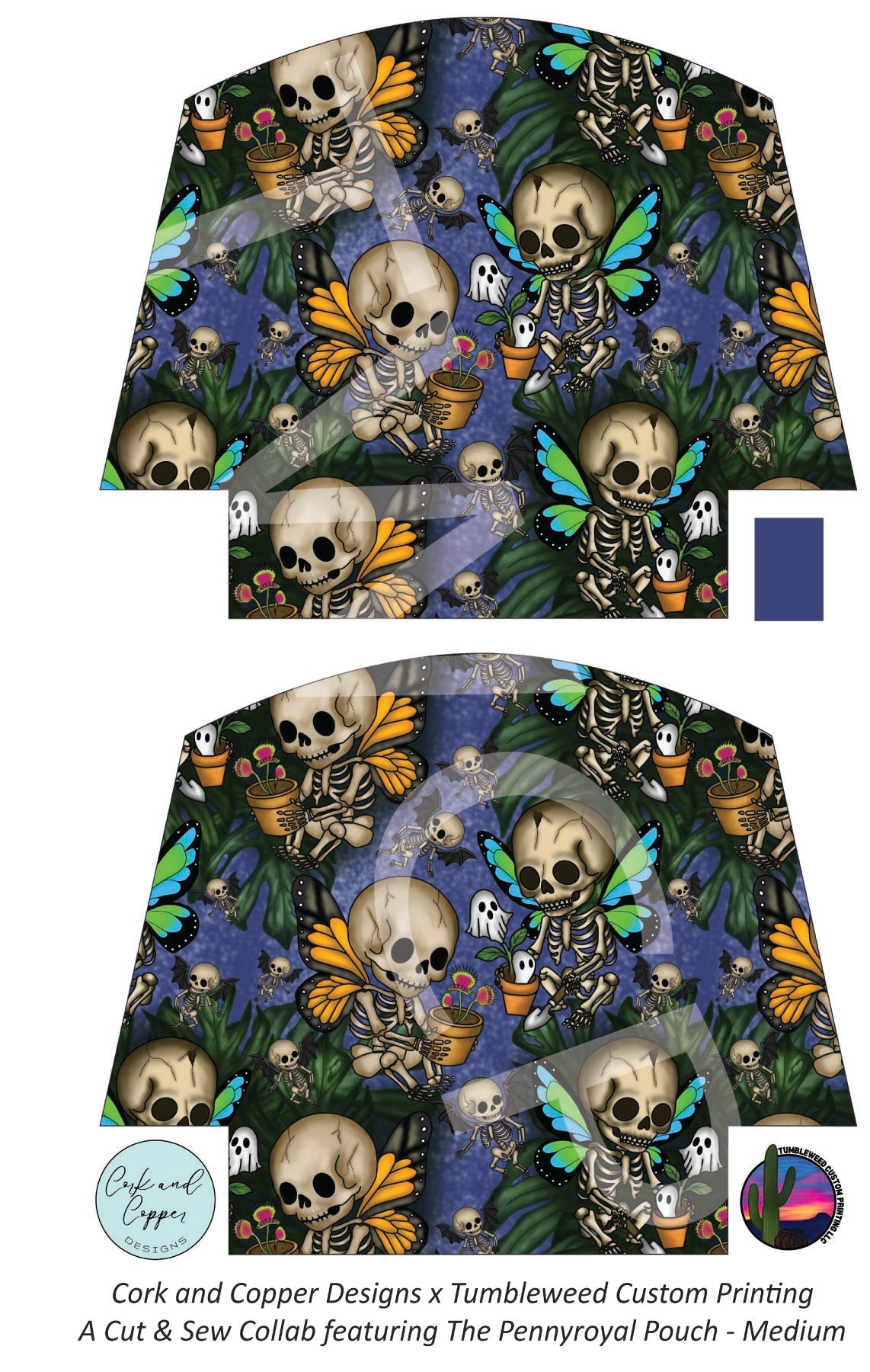 Cork & Copper Designs - The Pennyroyal Pouch - Garden Warden