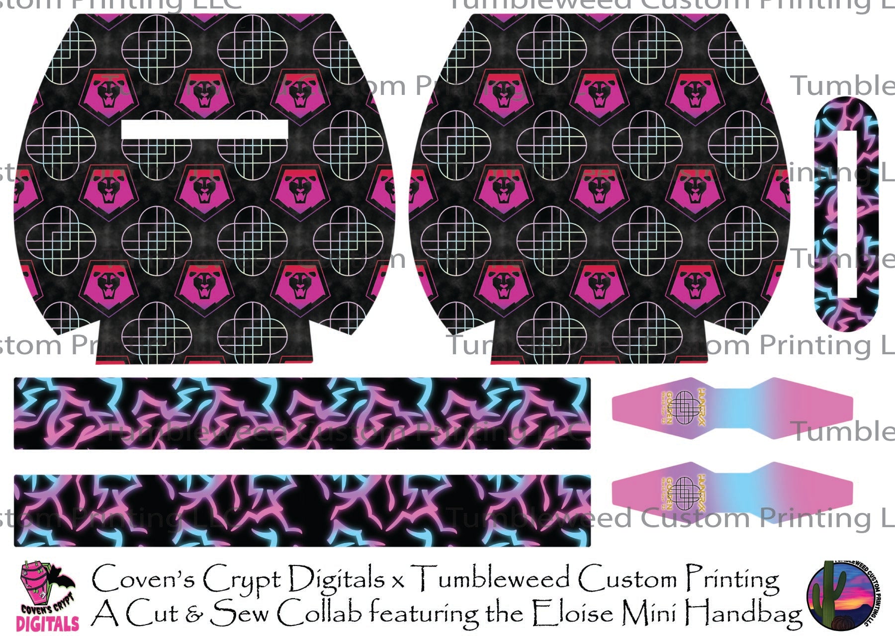 Coven's Crypt Digitals - Eloise Mini Handbag - Icons