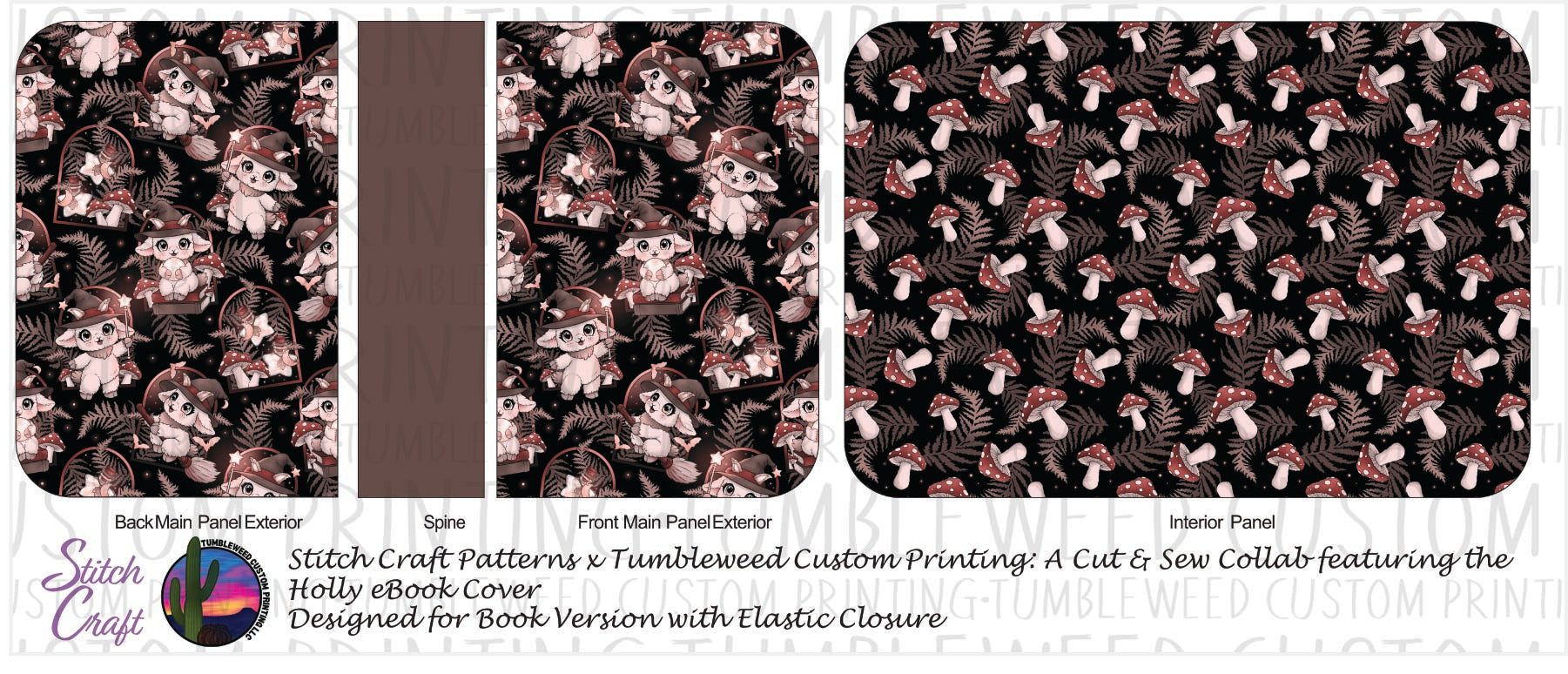 Stitch Craft Patterns - Holly eBook Cover - Whimsy Grove Dusk 1