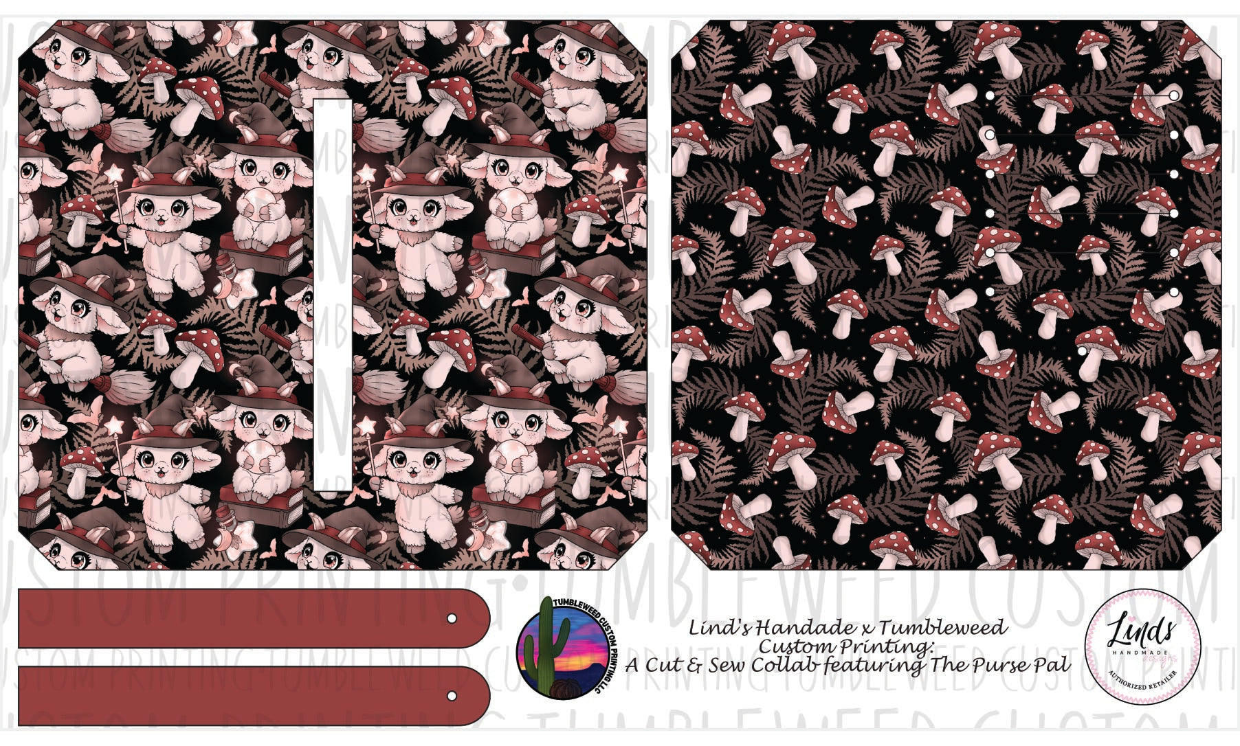 Lind's Handmade - Purse Pal - Whimsy Grove Dusk 3