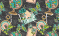 Whimsy Pixie Designs - Floral Travels Charcoal