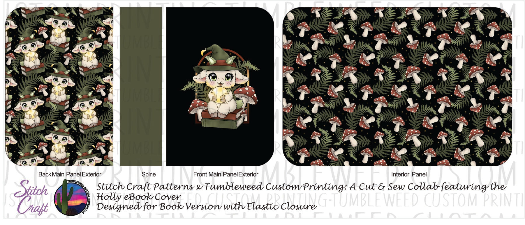 Stitch Craft Patterns - Holly eBook Cover - Whimsy Grove Forest 1