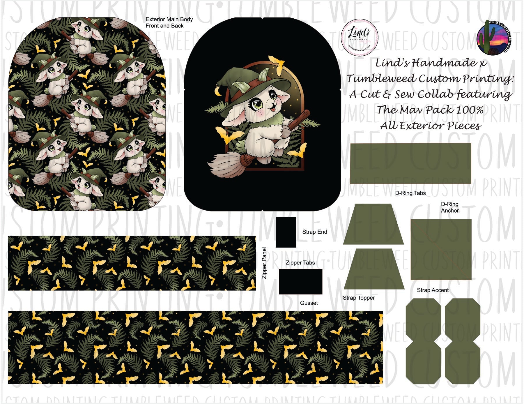 Lind's Handmade - Mav Pack 120% - Whimsy Grove Forest 3