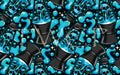 Illuminated Ink Digitals - Lava Lamps Blue