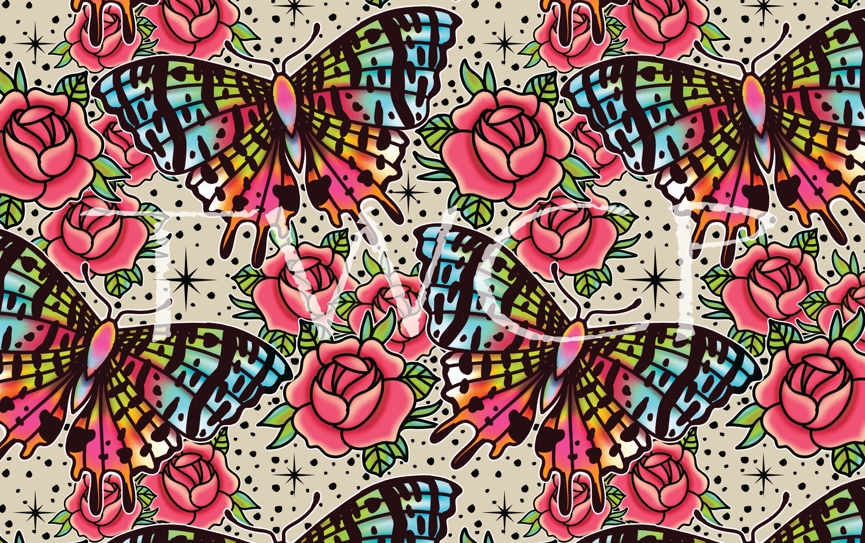 Illuminated Ink Digitals - Tattoo Butterfly Light