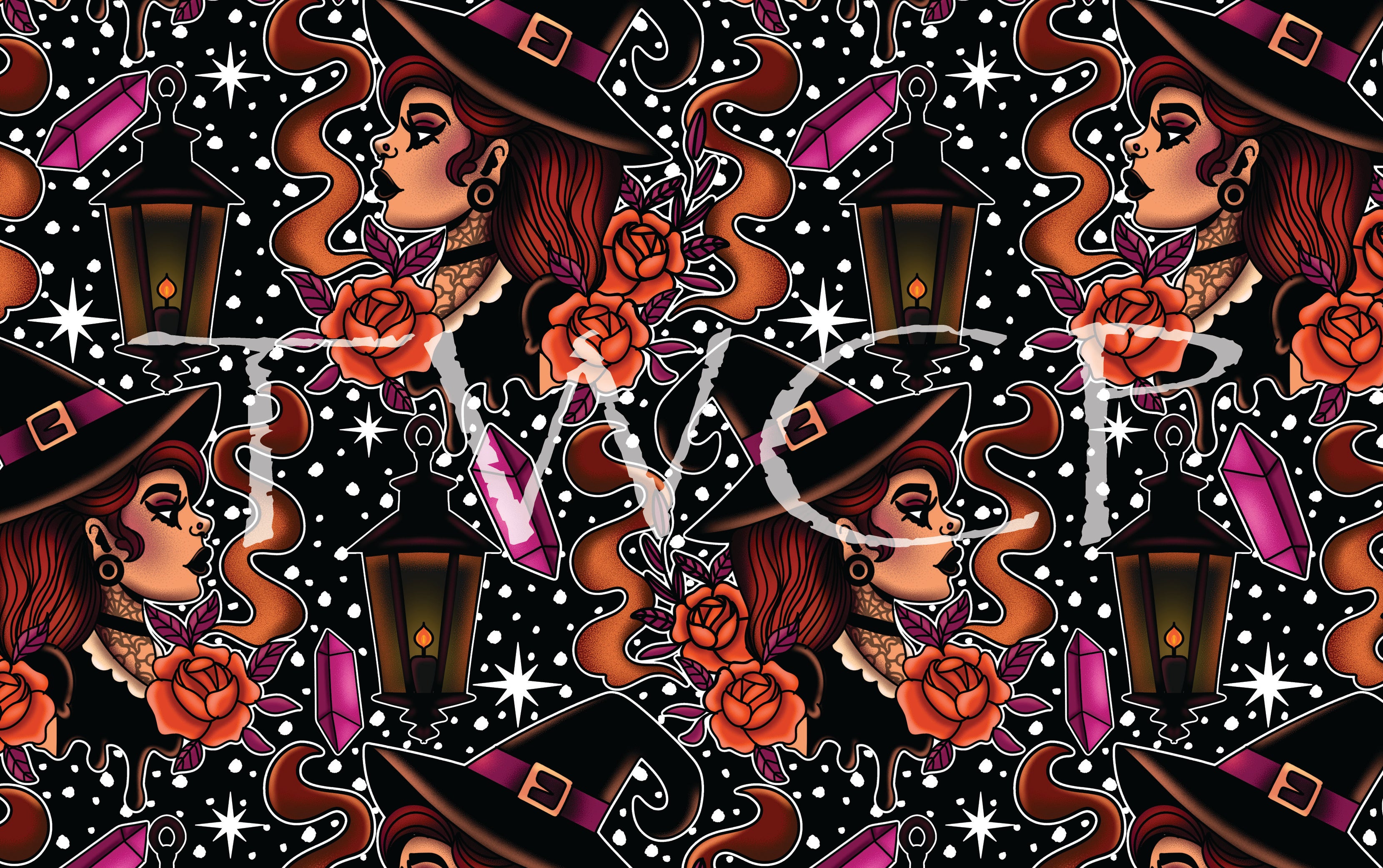 Illuminated Ink Digitals - Tattoo Witch Dark
