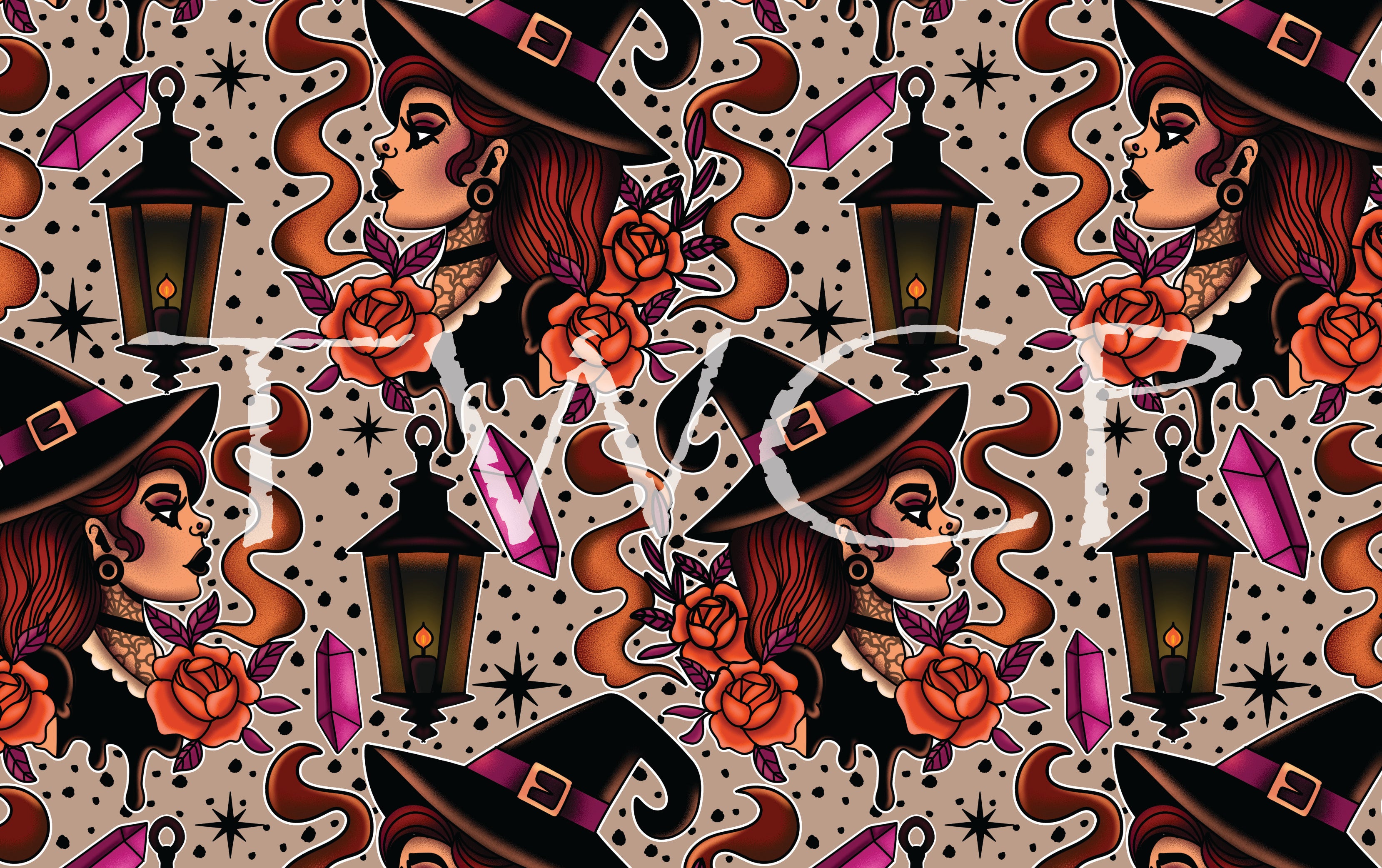 Illuminated Ink Digitals - Tattoo Witch Light