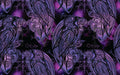 Inspired Design Illustrations - Viking Raven Purple