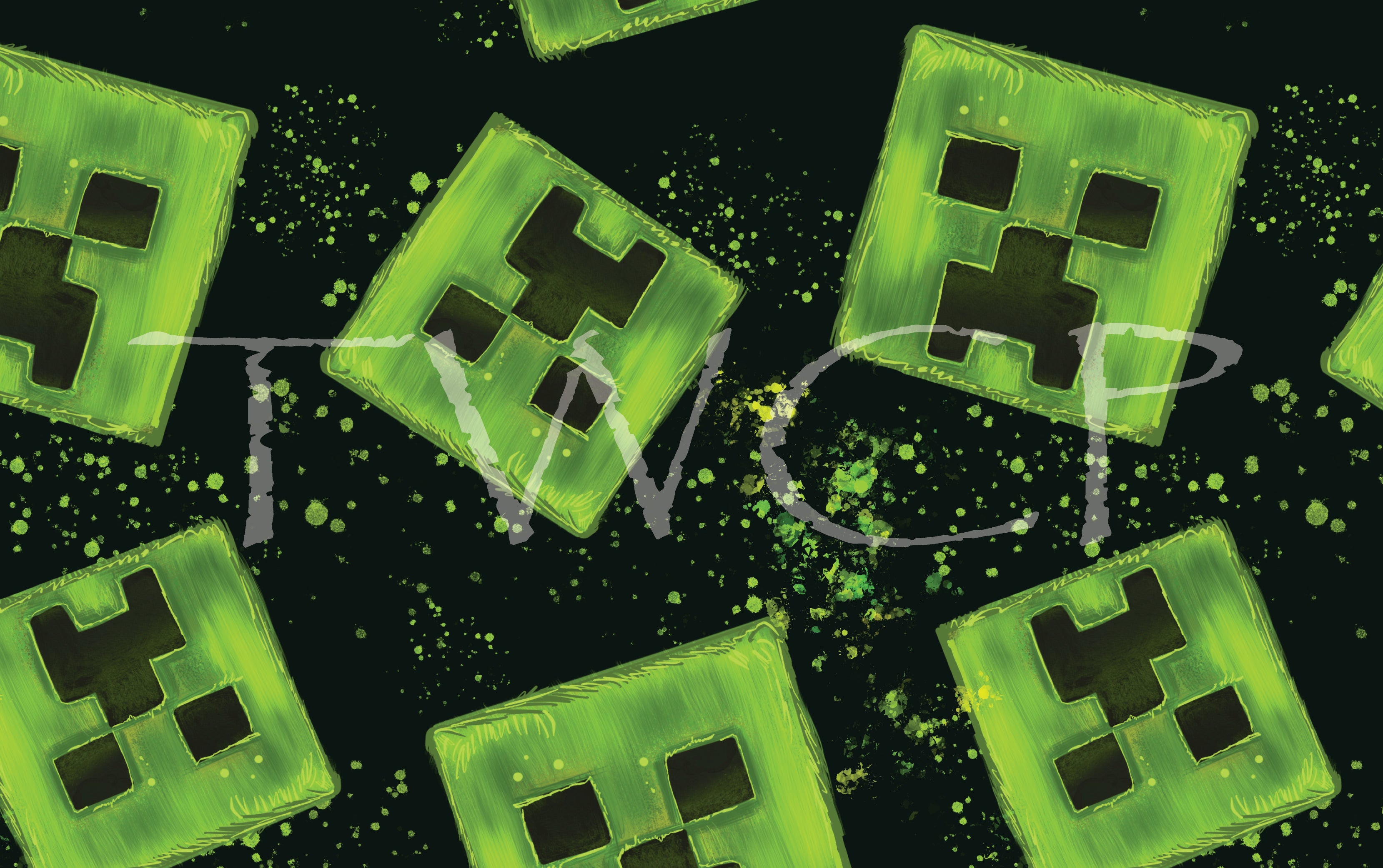 Inspired Design Illustrations - Crafted Mine Creeper