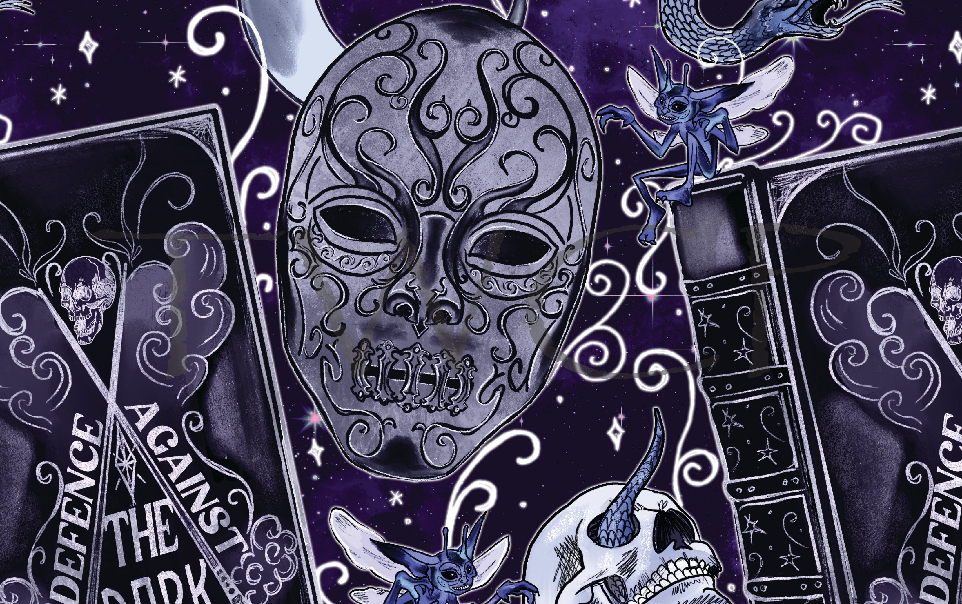 Inspired Design Illustrations - HP Dark Arts