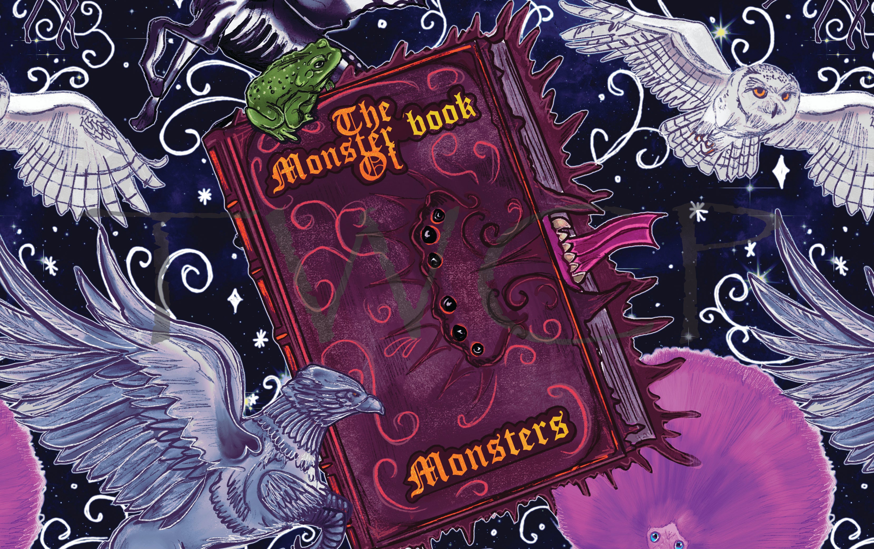 Inspired Design Illustrations - HP Monsters