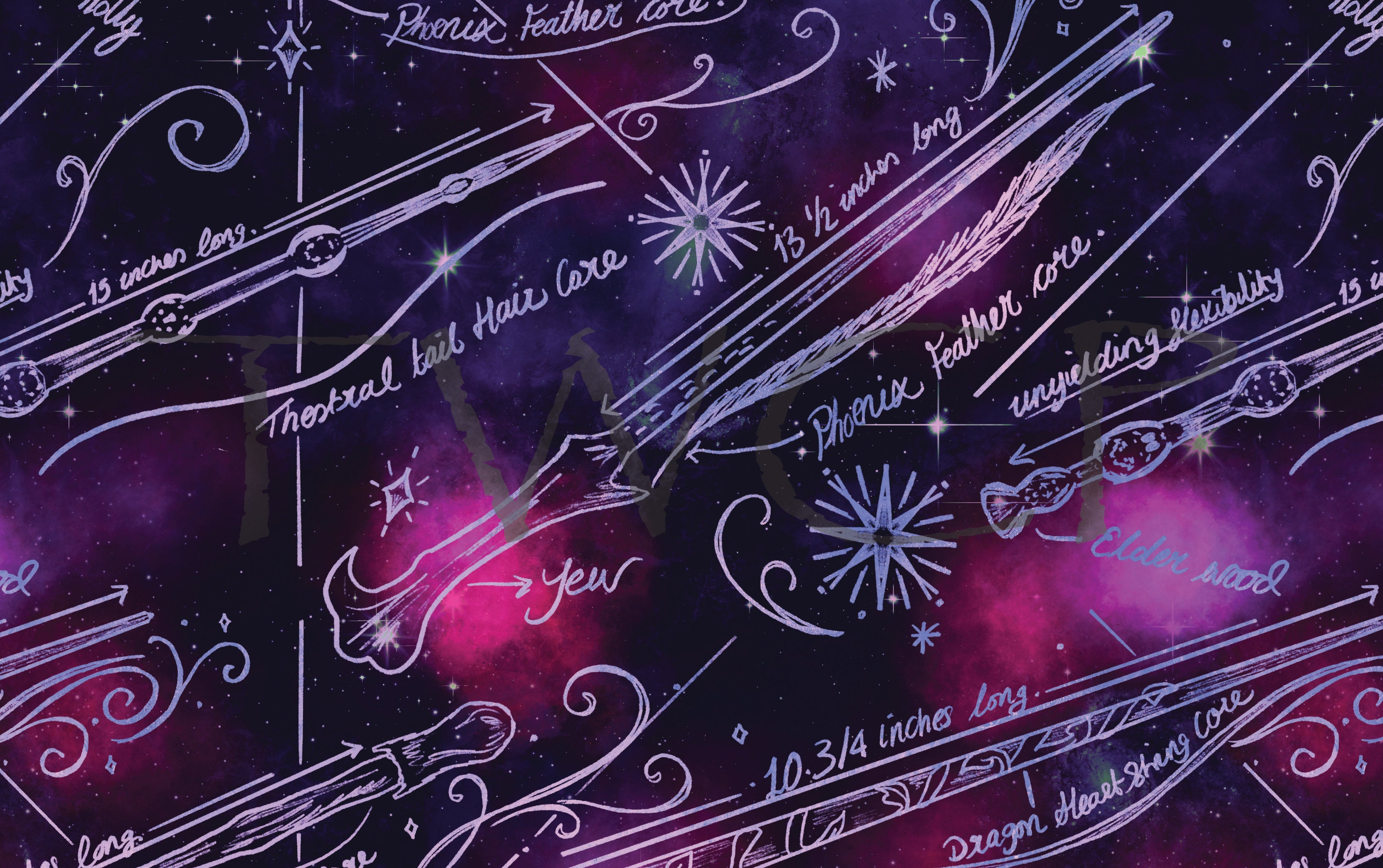 Inspired Design Illustrations - HP Wands