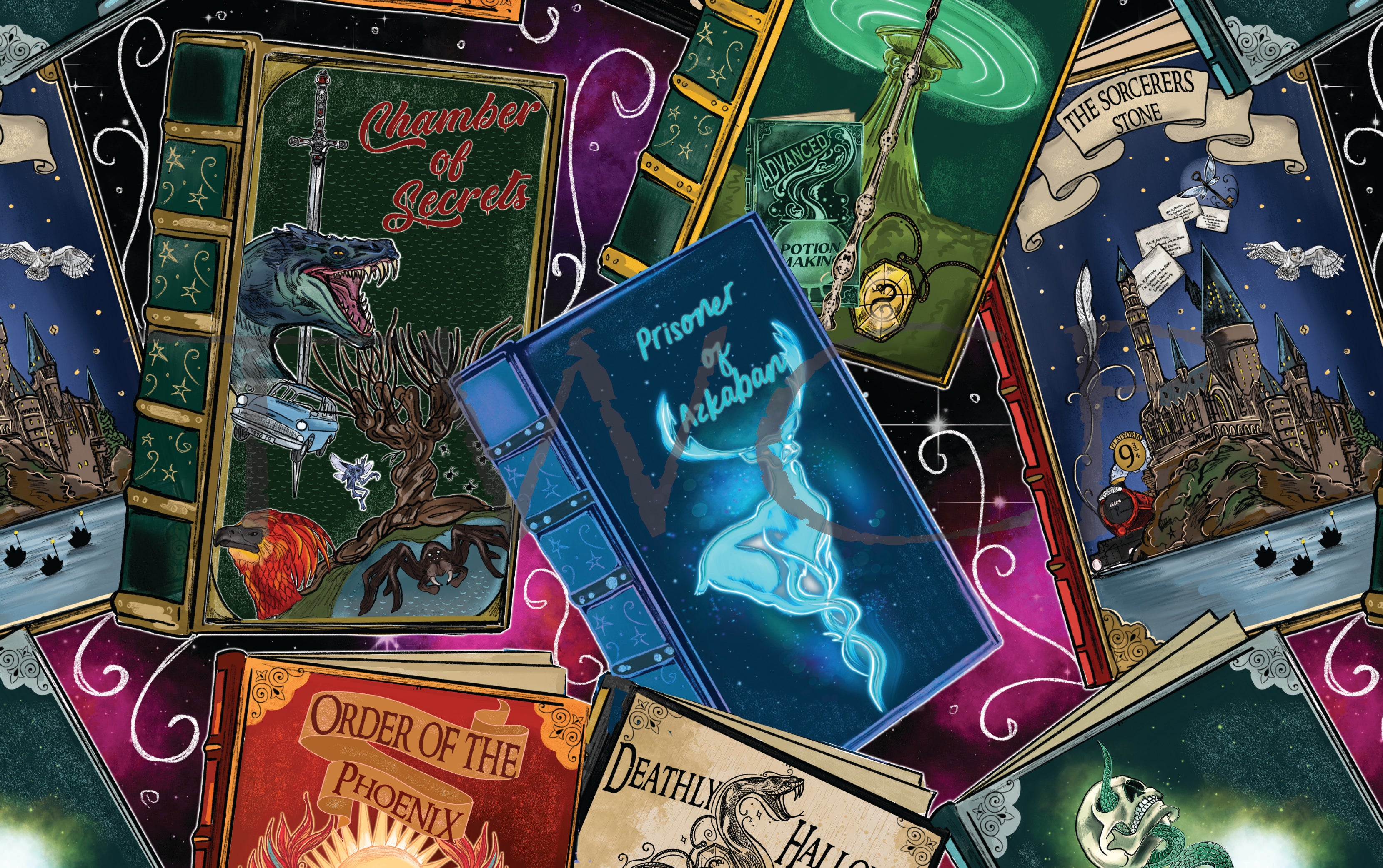 Inspired Design Illustrations - HP Wizard Saga