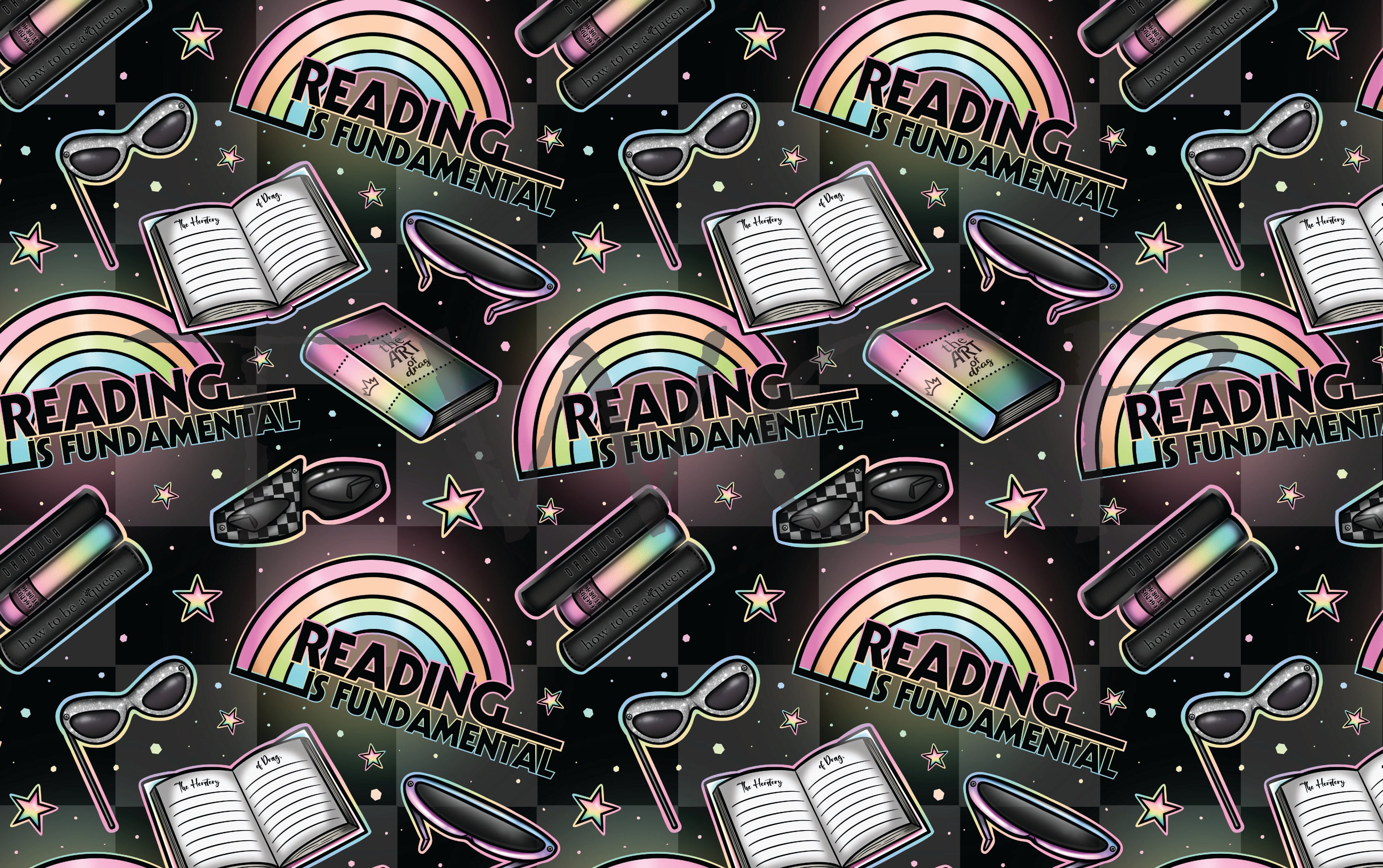 Love, Kyr - Reading is Fundamental Black and Grey