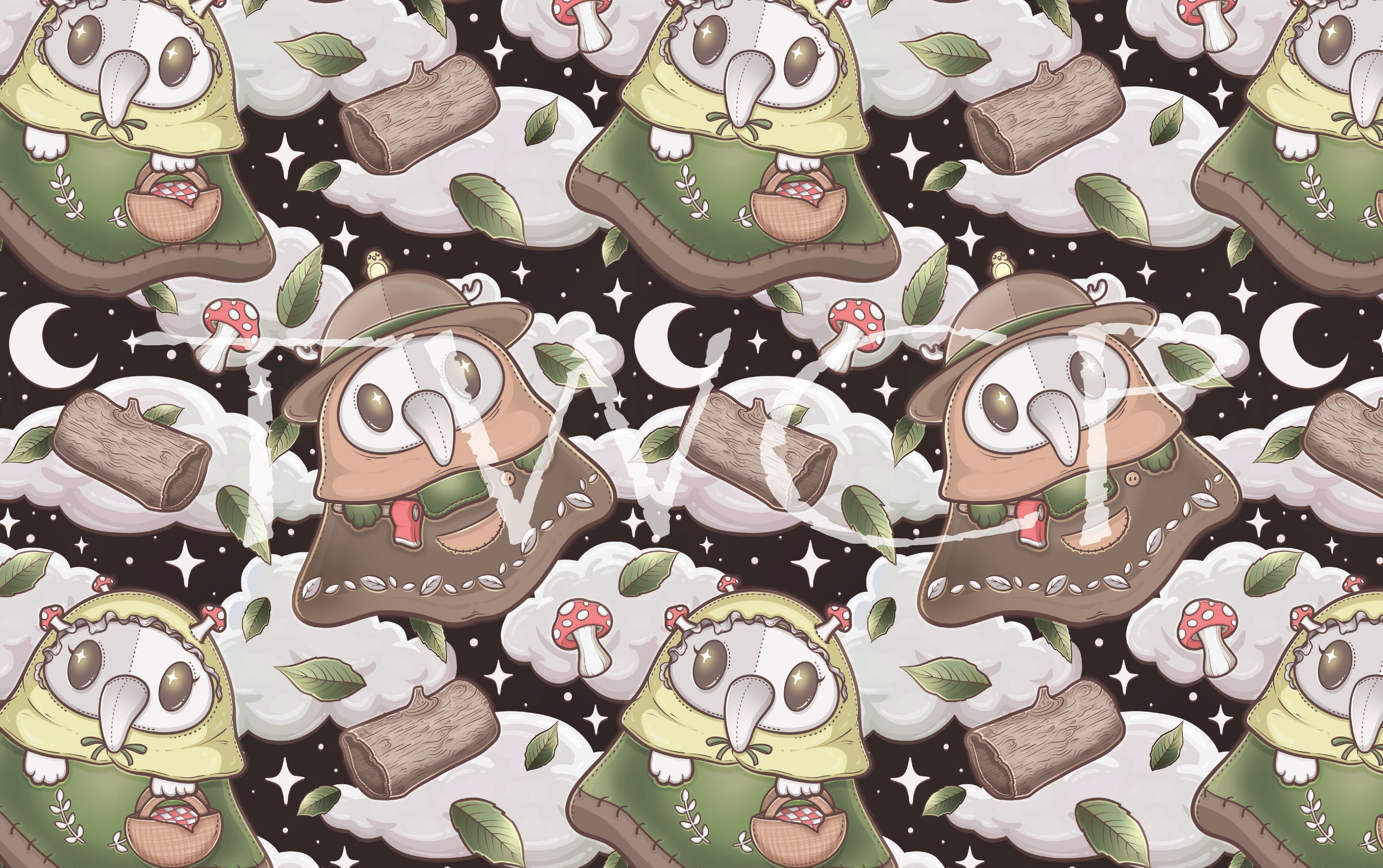 Love, Kyr - Plague Dr Cottagecore V1