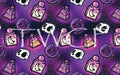Malevolent Prints - Pocket Potions Purple