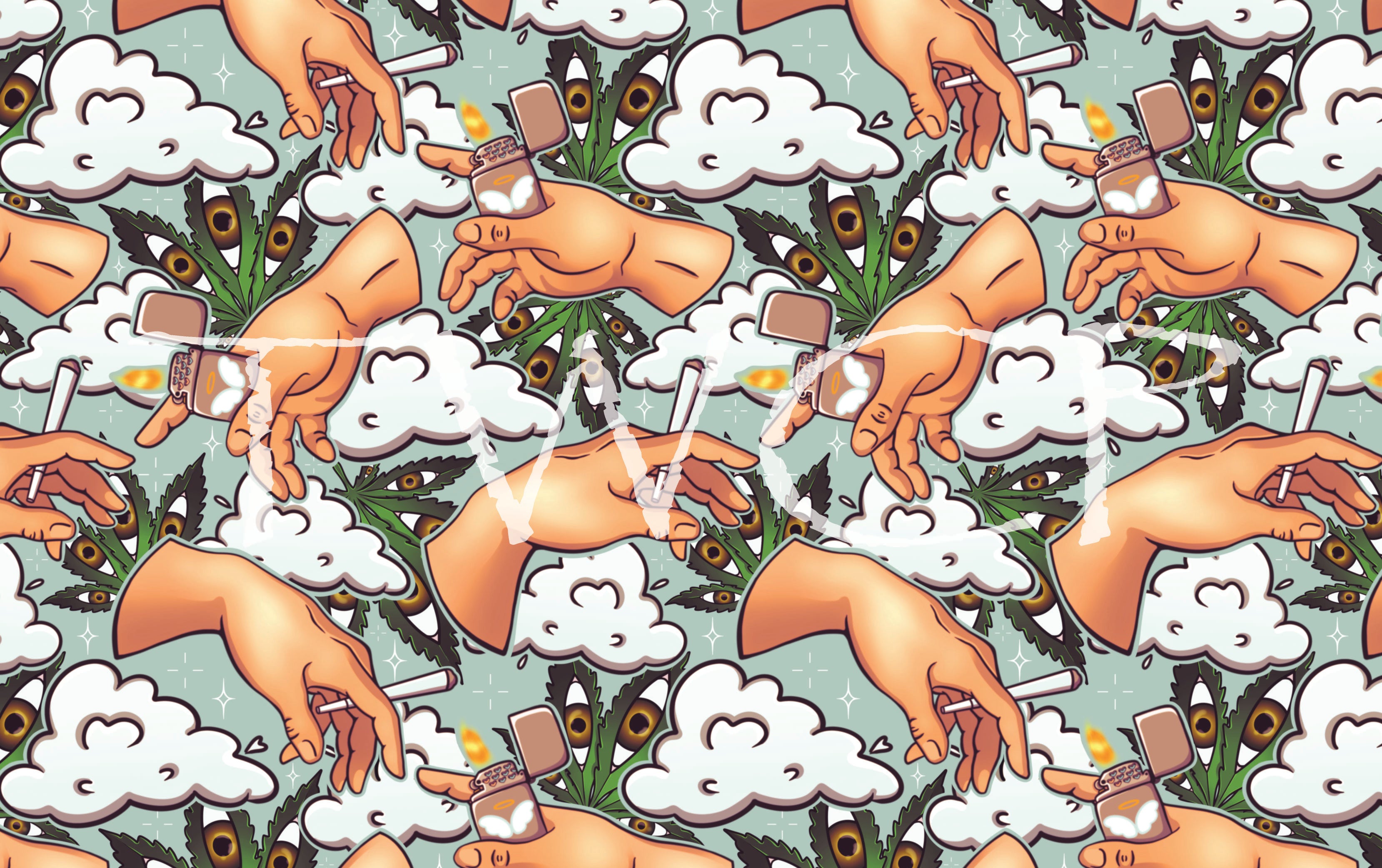 Malevolent Designs - PuffPuffPass Light Green