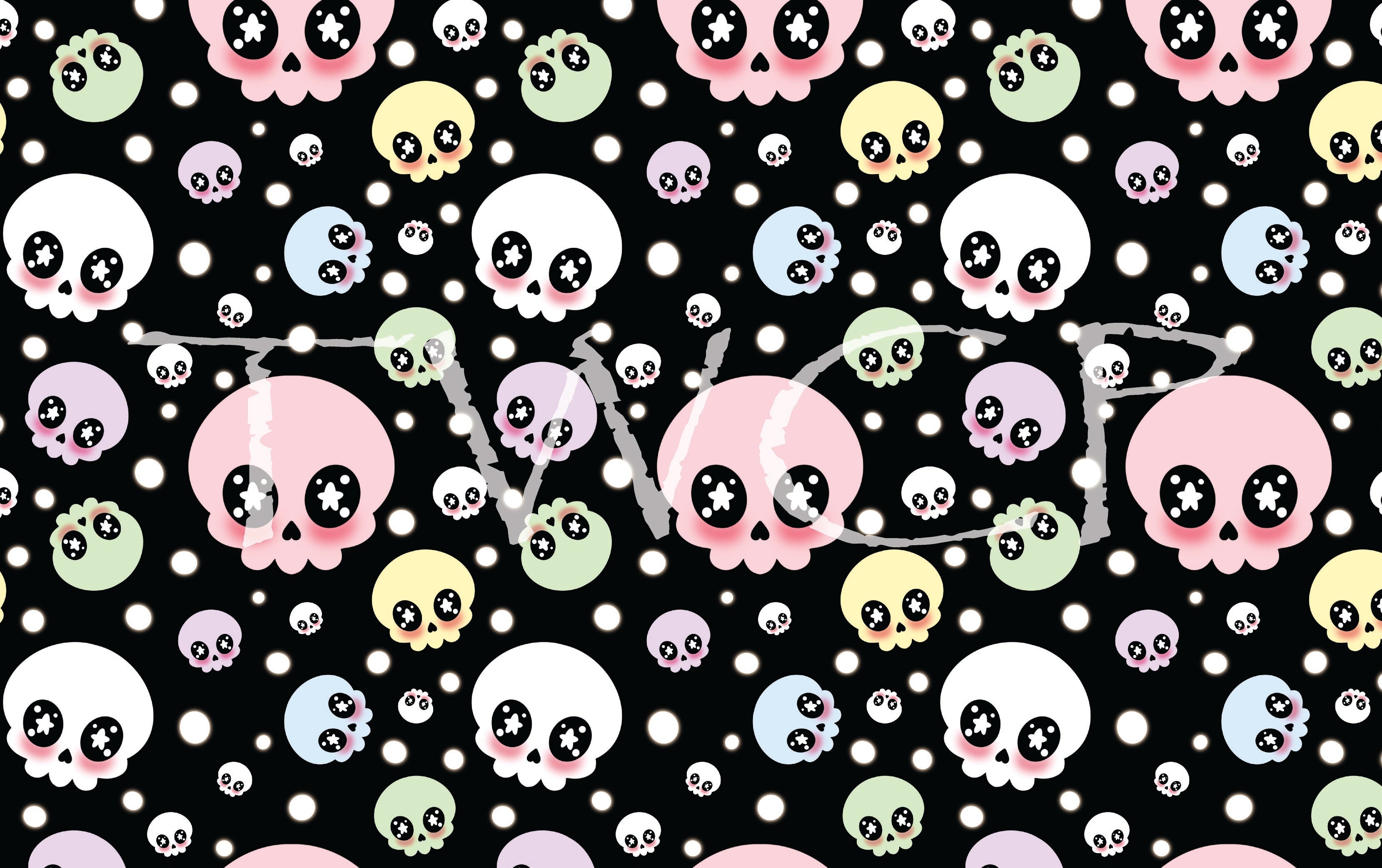 Malevolent Prints - Cute Skulls